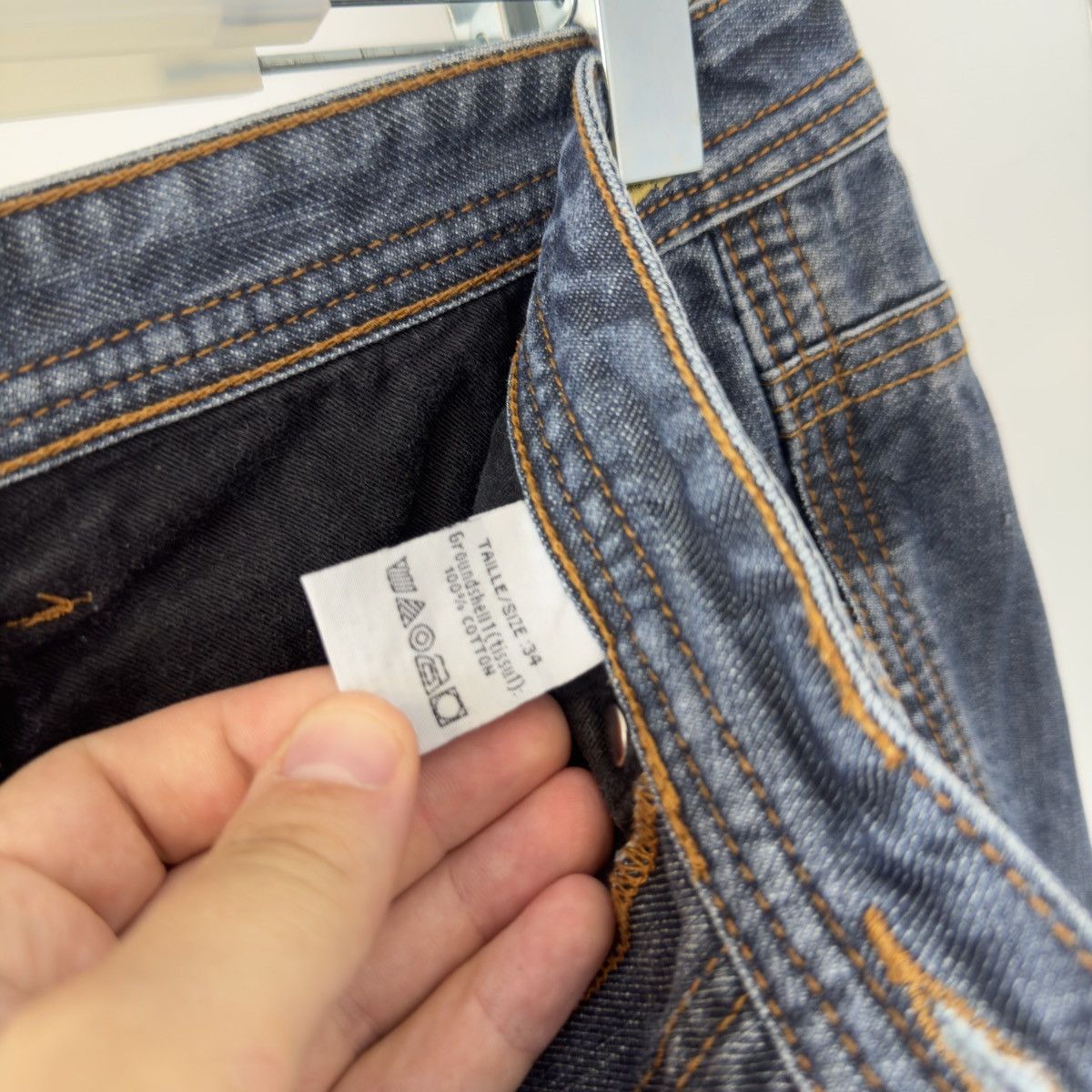 Japanese Brand Japanese Brand Denim Pants Big Enbroidered Print Size US 34 / EU 50 - 8 Thumbnail