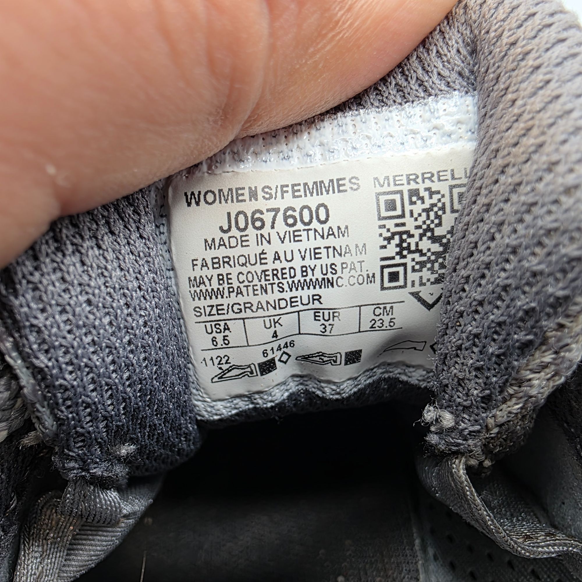 Merrell Merrell Antora 3 Womens 6.5 Gray Hiking Shoes Vibram Sole Tr Size US 6.5 / IT 36.5 - 6 Thumbnail