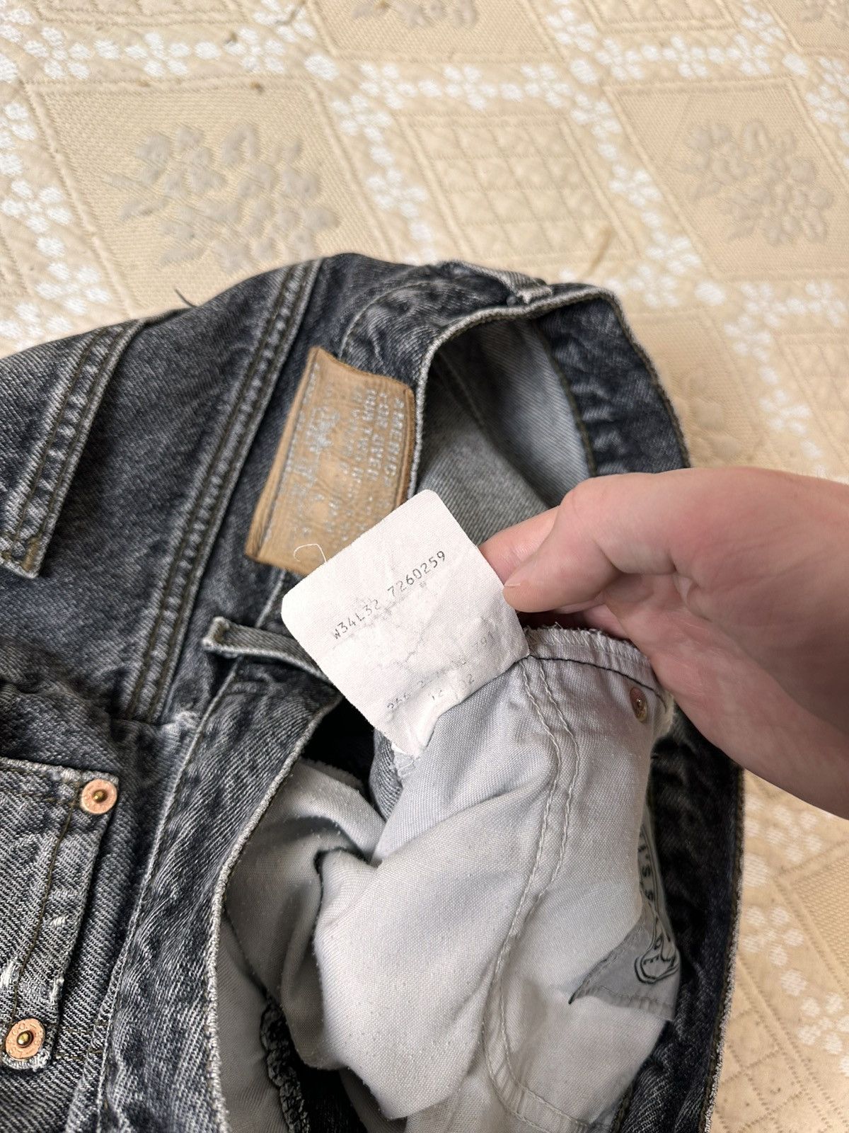 Levi's Vintage Clothing 🔥 90s Levis Vintage Denim Pants Jeans Trousers W34 L32 Size US 34 / EU 50 - 9 Thumbnail