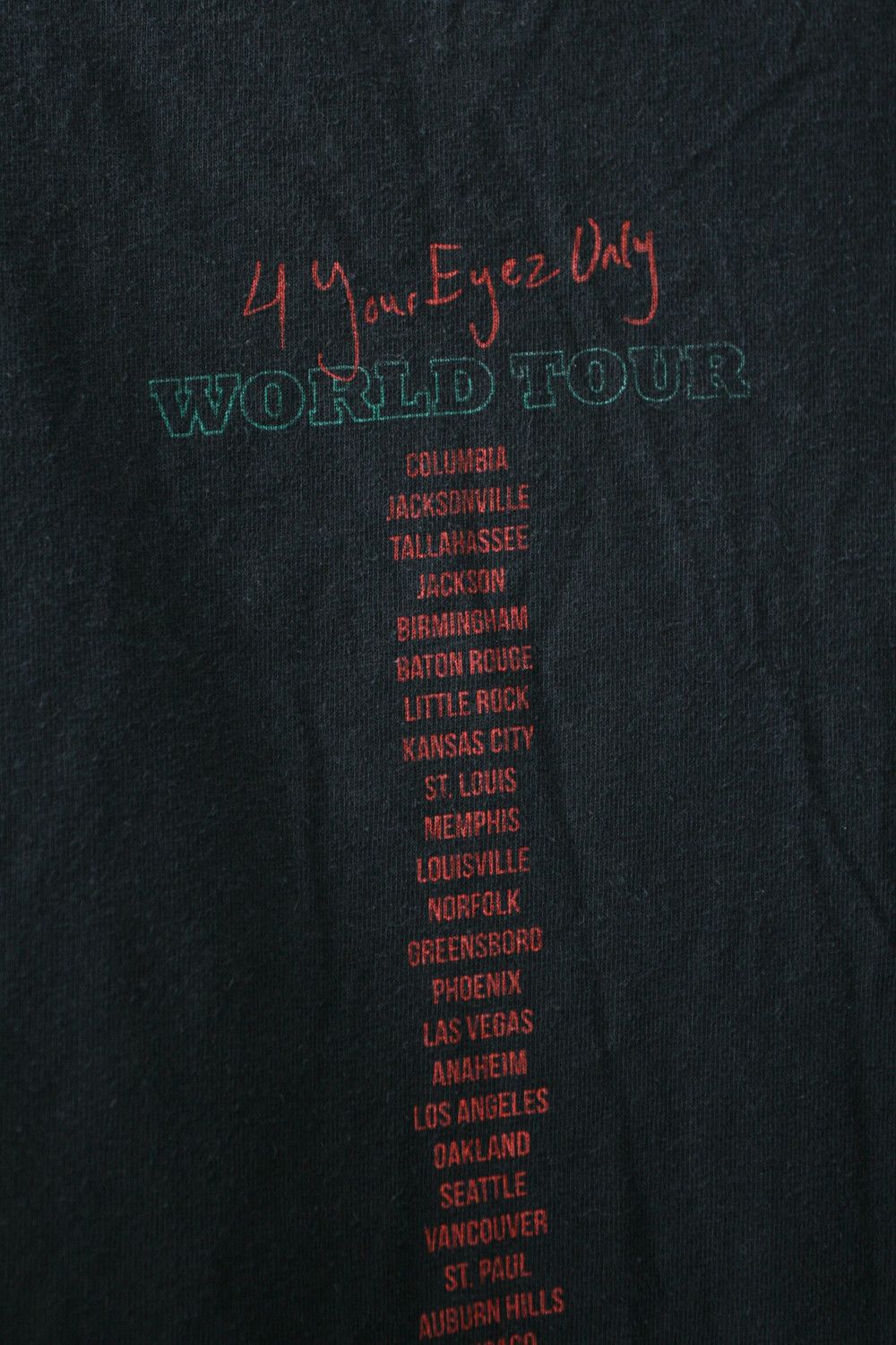 Dreamville Dreamville J Cole 4 your eyez only world tour Rap tee Size US L / EU 52-54 / 3 - 4 Thumbnail