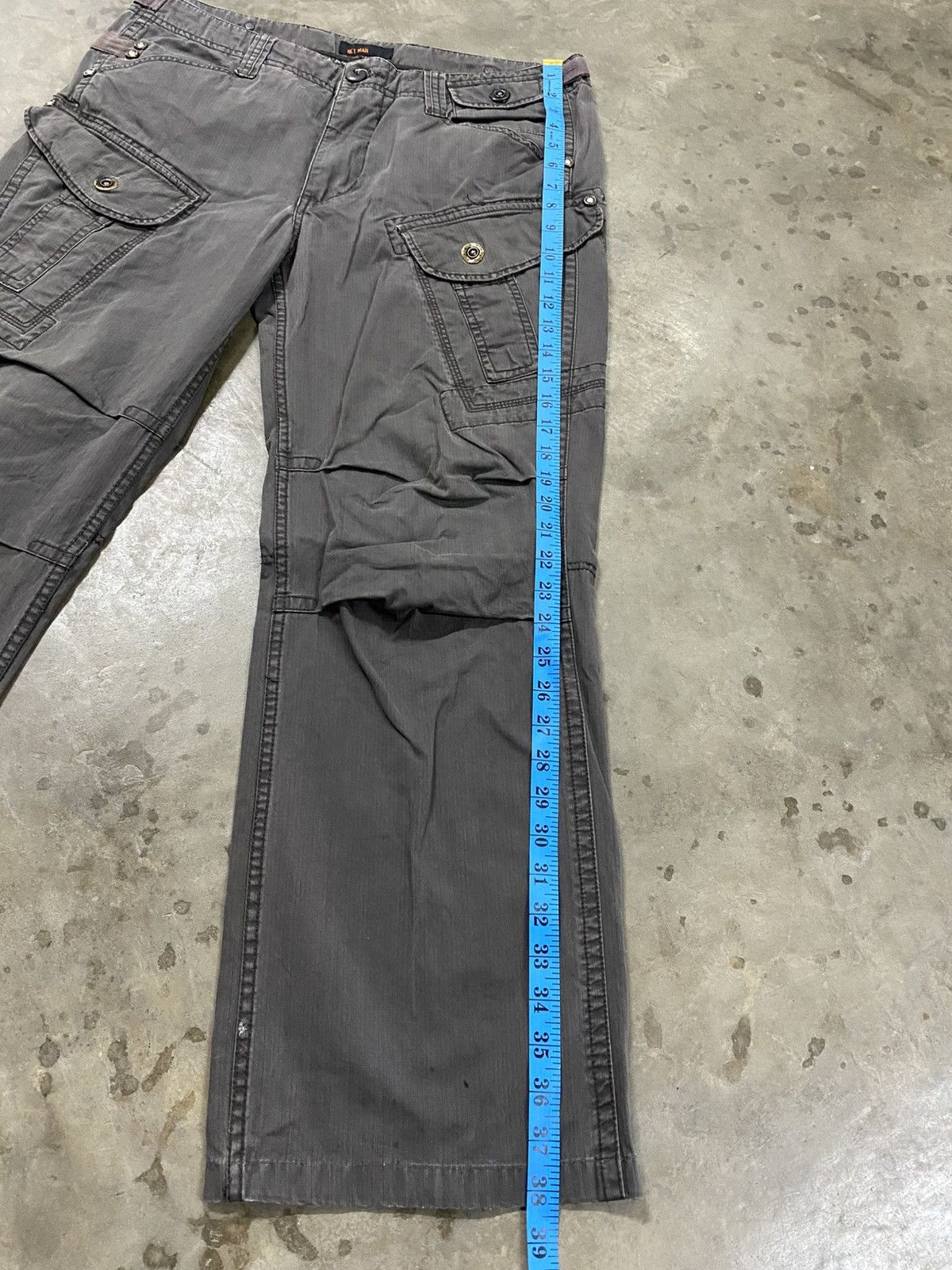 Seditionaries Japanese Net Man Faded Black Cargo Seditionaries Pant @287 Size US 34 / EU 50 - 11 Thumbnail