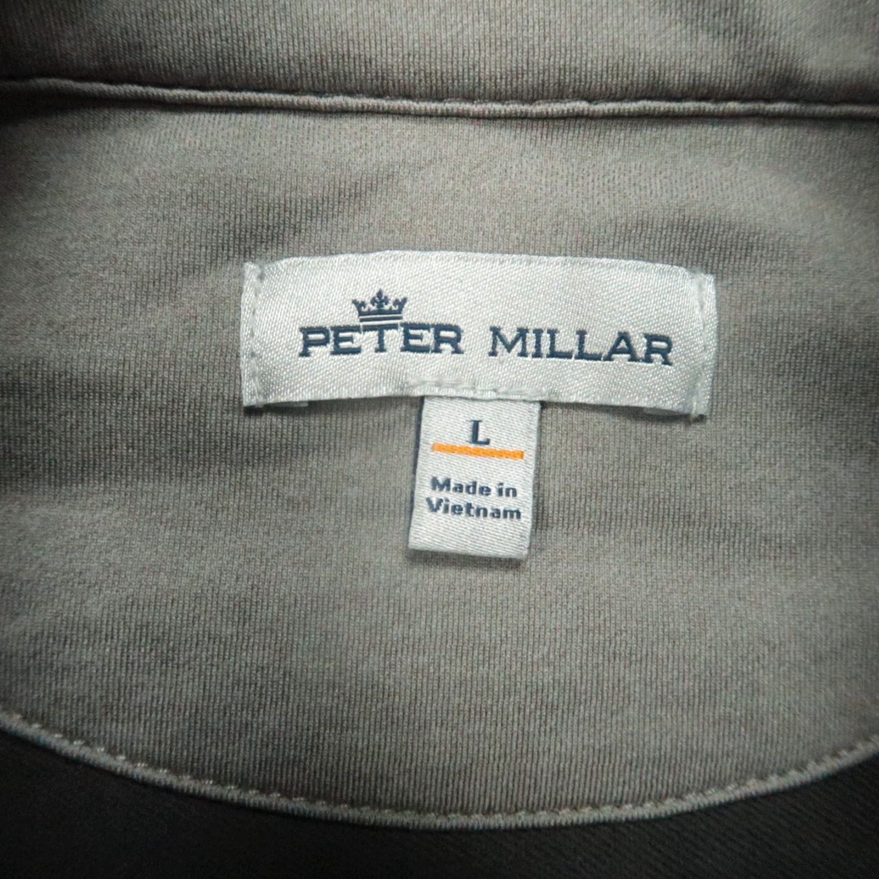 Peter Millar Peter Millar Pullover Vest Large Mens Iron Gray Perth Performance Quarter Zip Size US L / EU 52-54 / 3 - 3 Thumbnail
