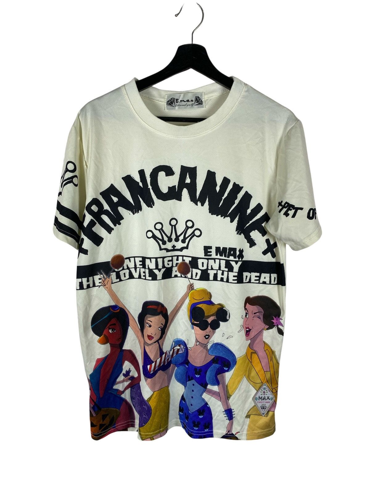 Vintage Vintage Y2K Cartoon Graphic Tee TRANCANINE E.MAX All Over Size US M / EU 48-50 / 2 - 1 Thumbnail