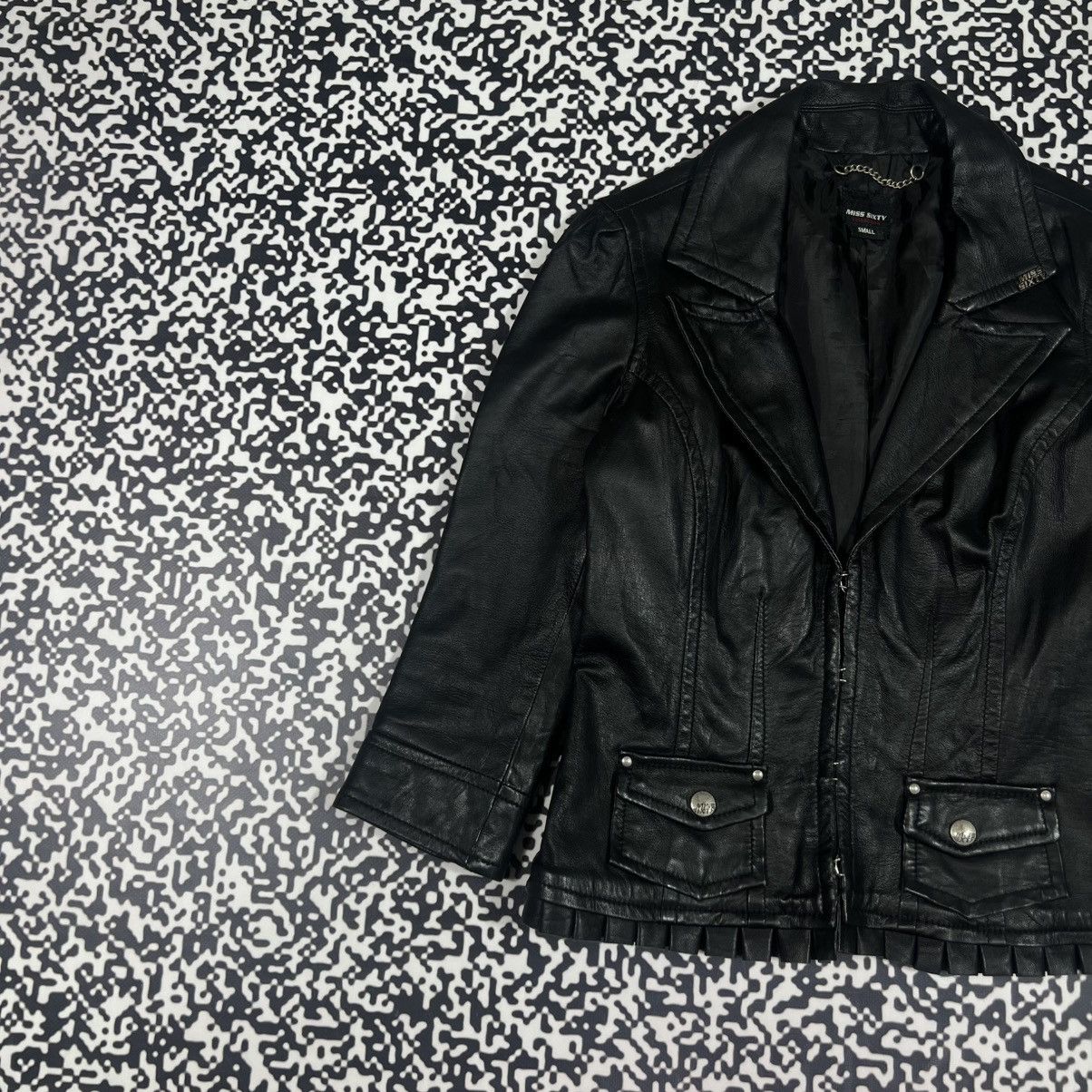 Miss Sixty Vintage Y2K MISS SIXTY Leather Jacket Japanese Retro Style Size S / US 4 / IT 40 - 4 Thumbnail