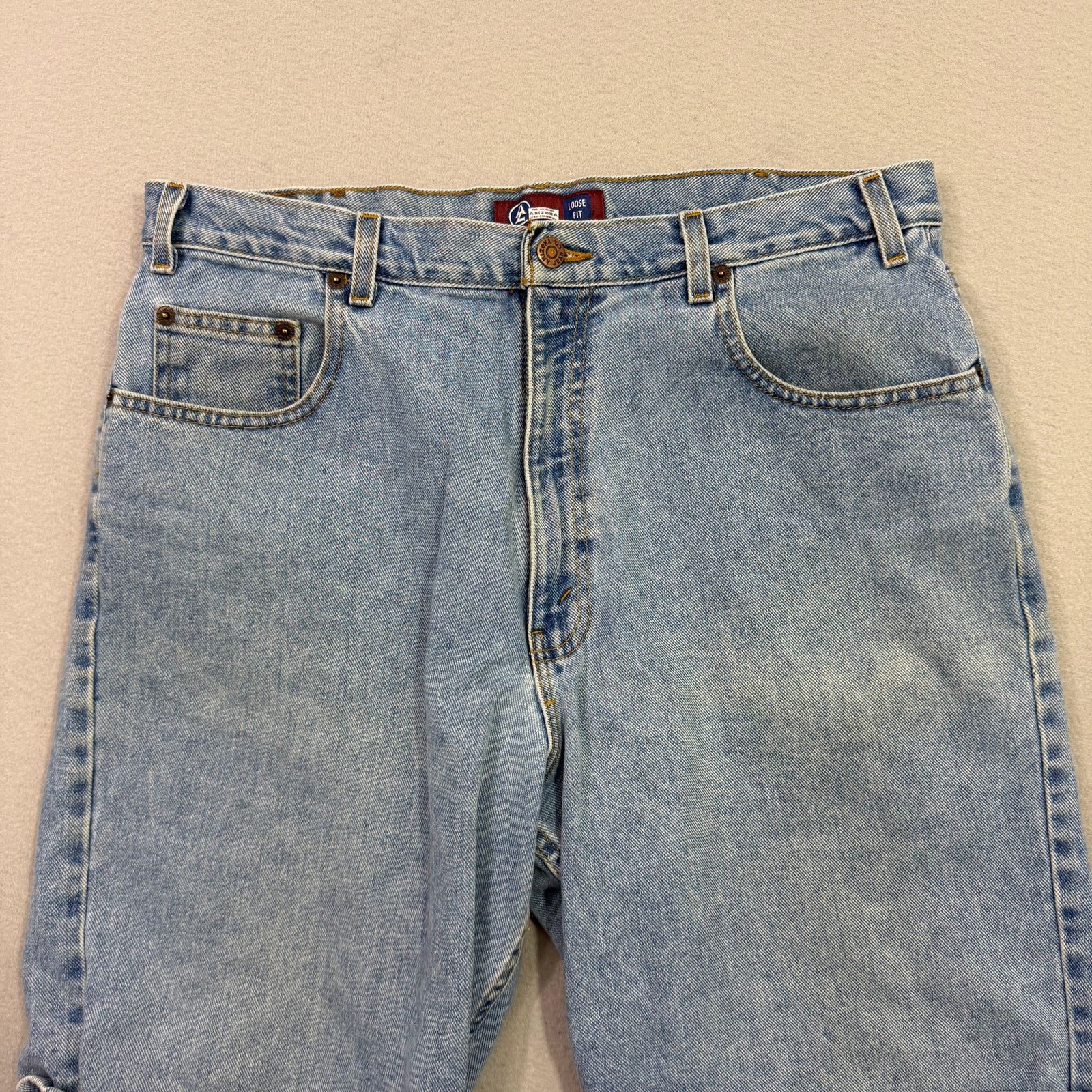 Vintage Vintage Arizona Jean Shorts Mens 36 Blue 11" Inseam Jorts Size US 36 / EU 52 - 2 Thumbnail