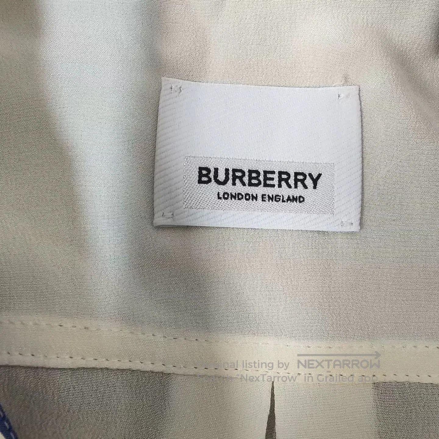 Burberry burberry blue white striped silk shirt. Size M / US 6-8 / IT 42-44 - 3 Thumbnail
