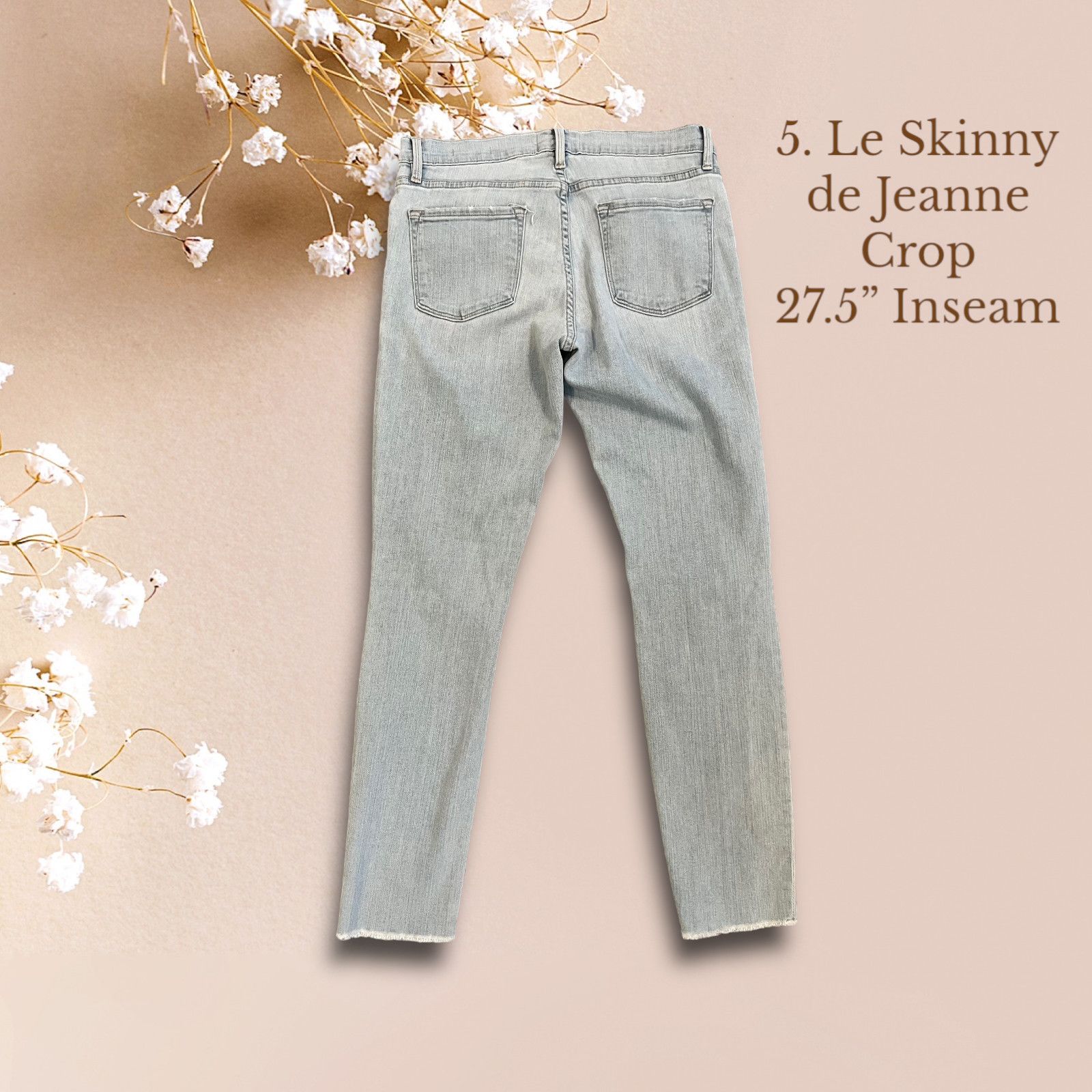 Frame Lot of 8 FRAME Denim Designer Jeans Women’s Size 28” Waist Size 28" / US 6 / IT 42 - 12 Thumbnail