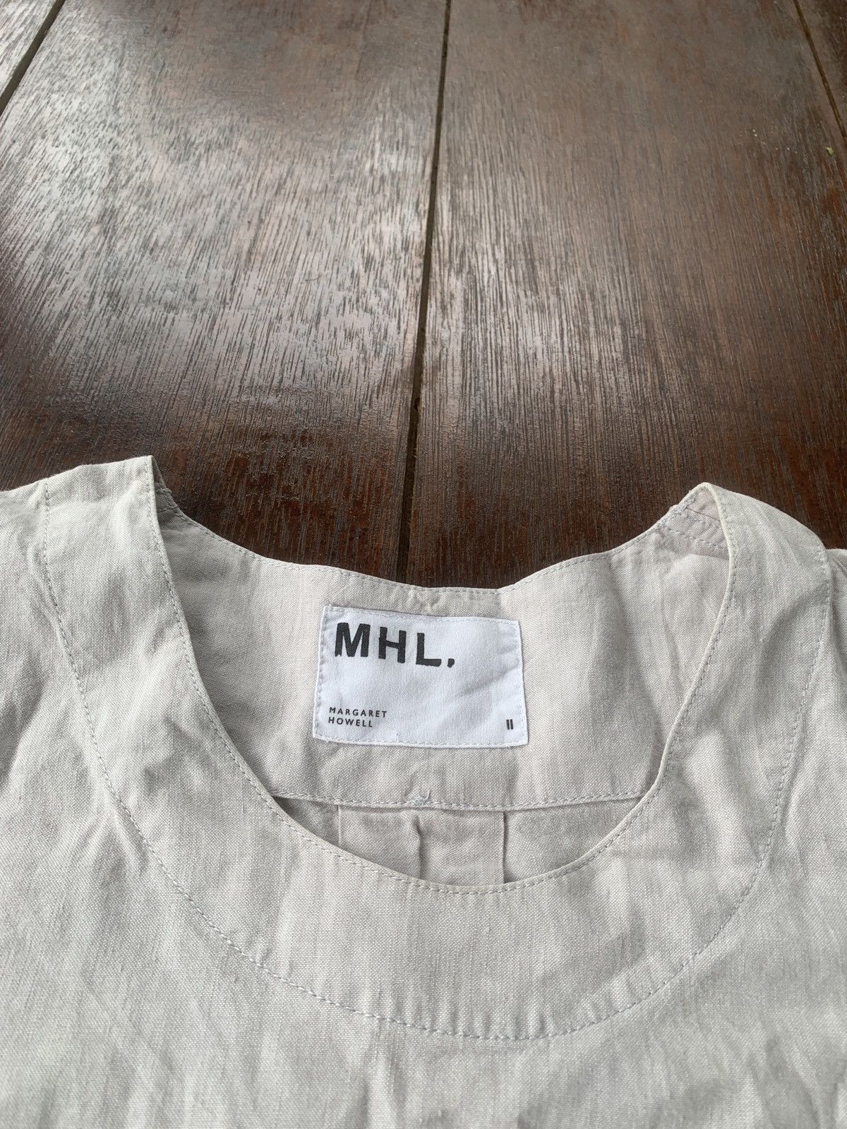 Designer × Margaret Howell MHL. Margaret Howell pleated pocket smock dress Size XXS / US 00 / IT 34 - 3 Thumbnail