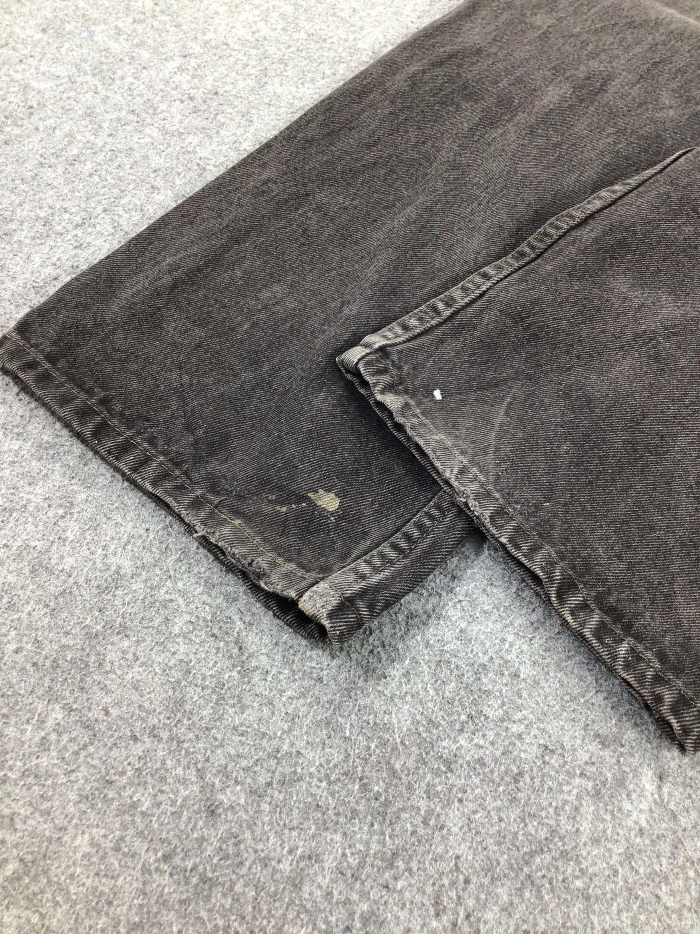 Levi's Vintage Levis 550 Jeans Faded Black Denim KJ263 Size US 37 - 6 Thumbnail