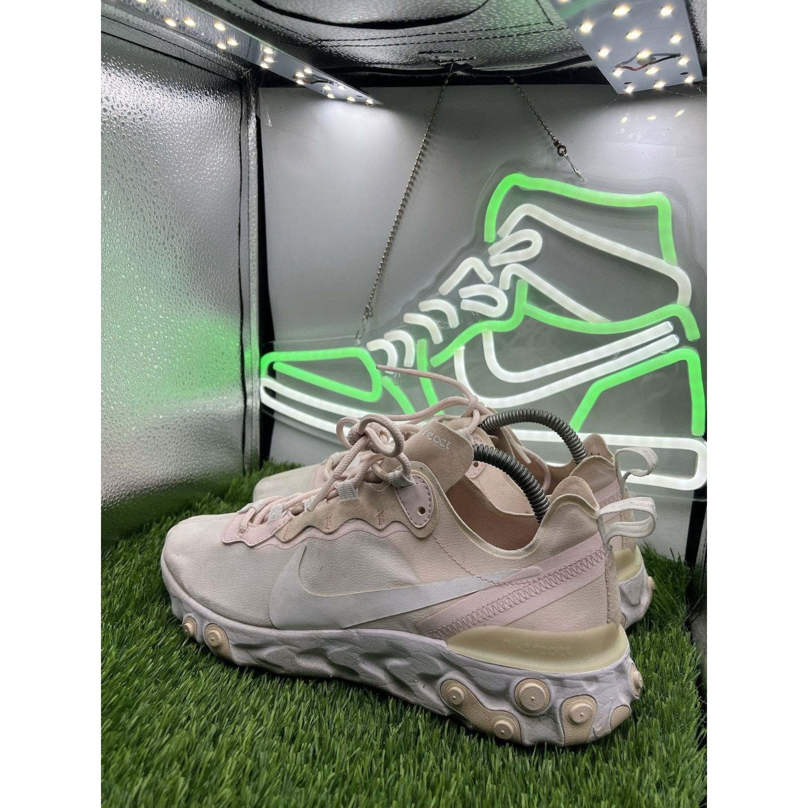 Nike Nike React Element 55 Running Shoes Pink Womens 9 Size US 9 / IT 39 - 3 Thumbnail