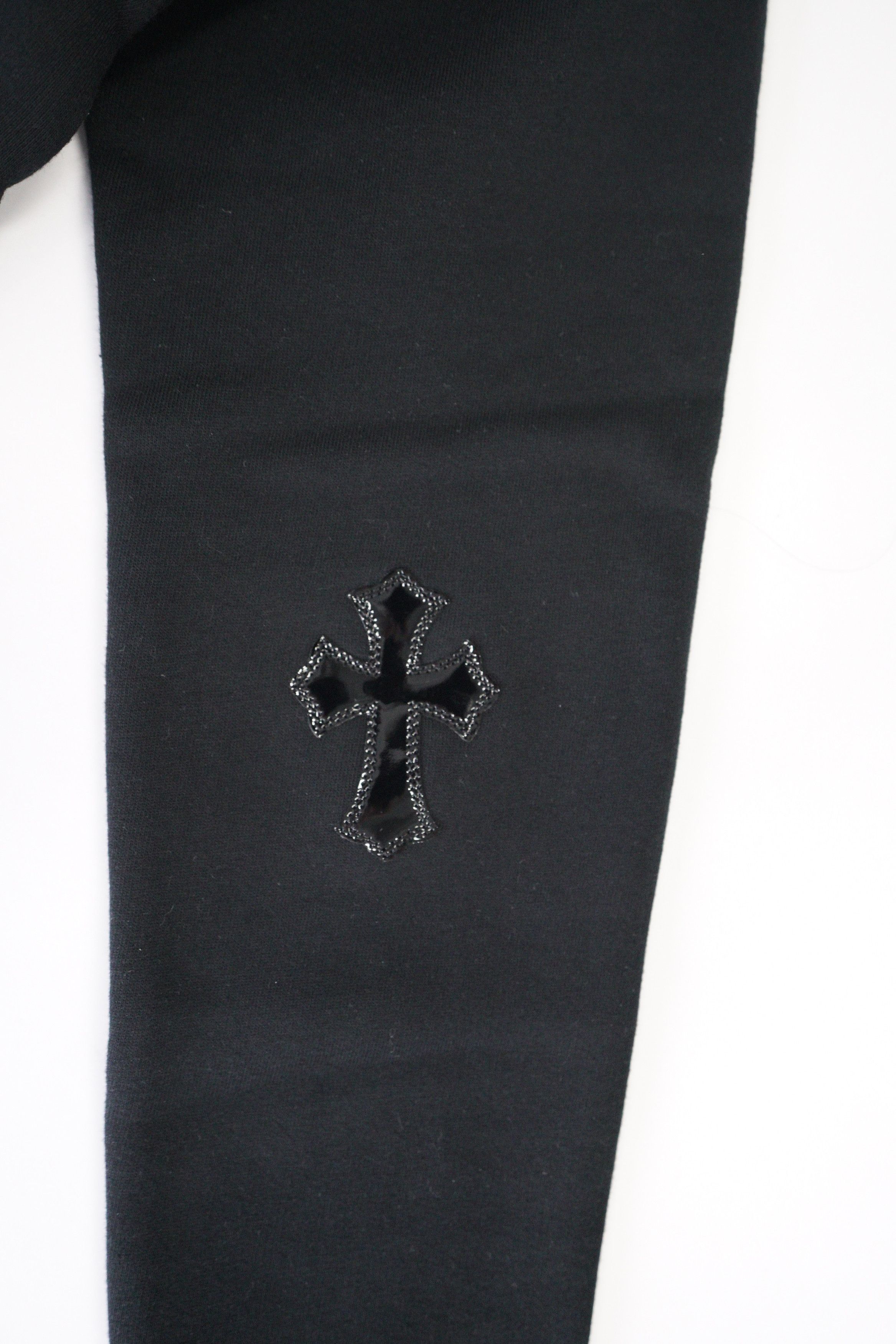 Chrome Hearts Chrome Hearts Pony Hair Patent Leather Cross Sweatshirt Size US S / EU 44-46 / 1 - 8 Thumbnail
