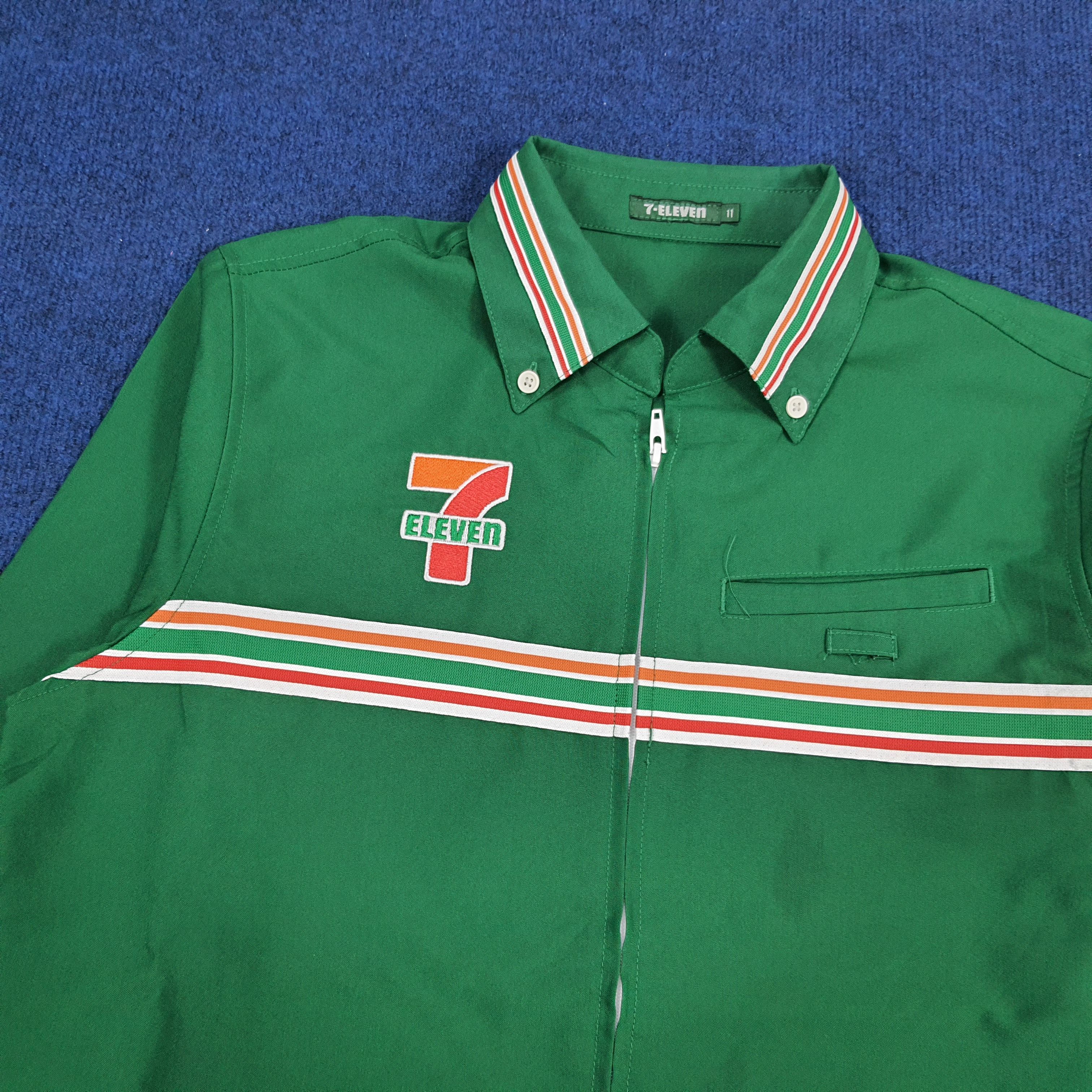 Japanese Brand × Vintage Vintage 7 Eleven Japanese Brand Staff Workwear Uniform Size S / US 4 / IT 40 - 2 Thumbnail