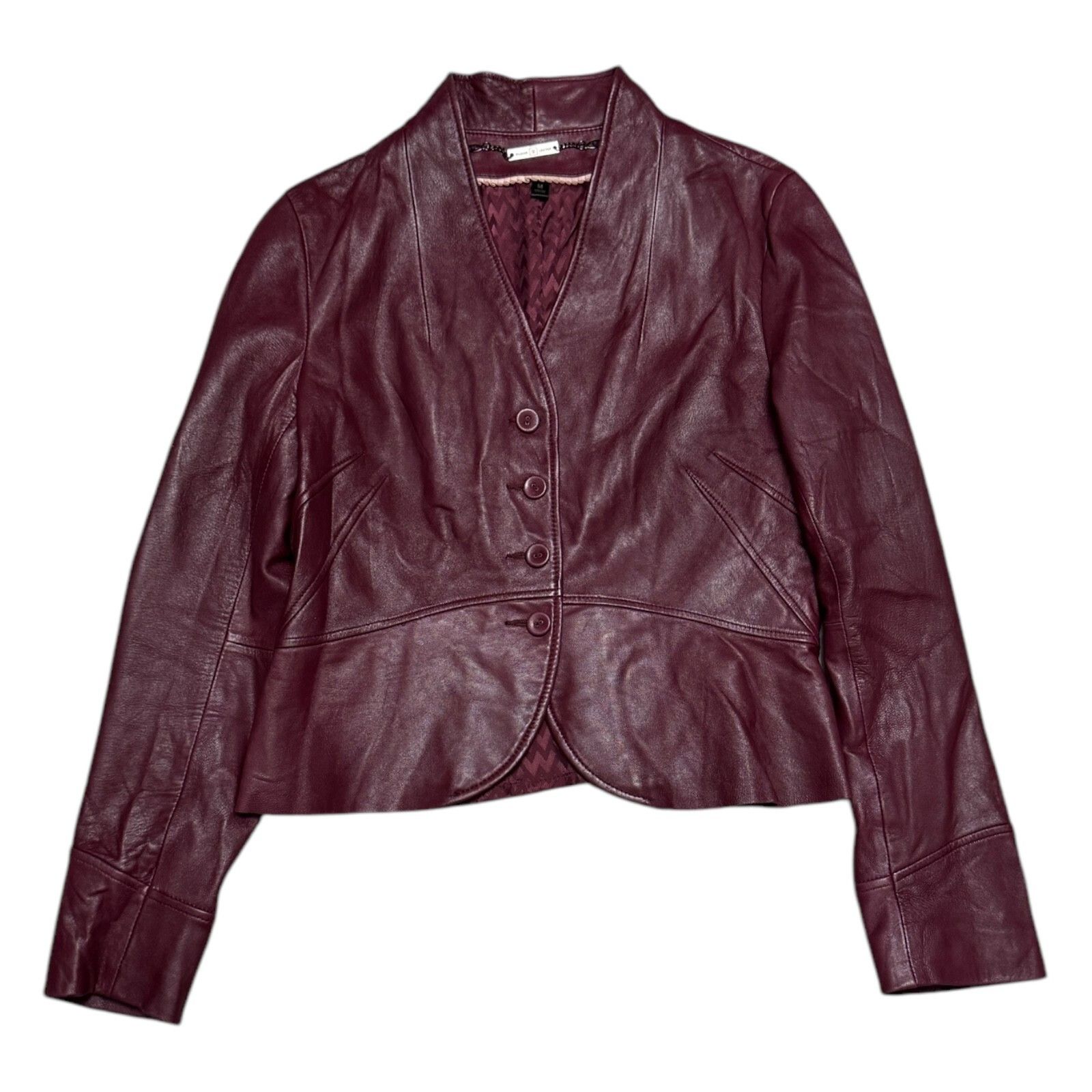 Wilsons Leather WILSONS LEATHER Designer GENUINE LEATHER Jacket Medium Size M / US 6-8 / IT 42-44 - 1 Thumbnail