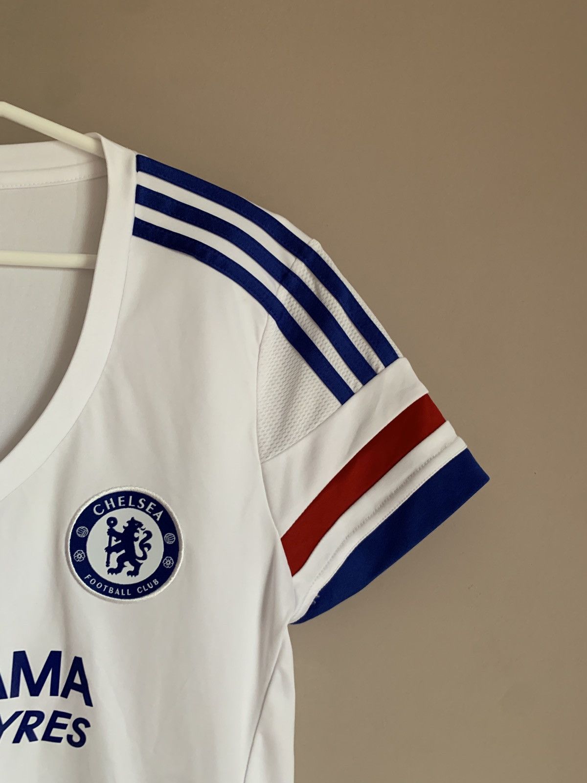 Adidas Womens Chelsea London Away Football Shirt Adidas Soccer Sz L Size L / US 10 / IT 46 - 4 Thumbnail