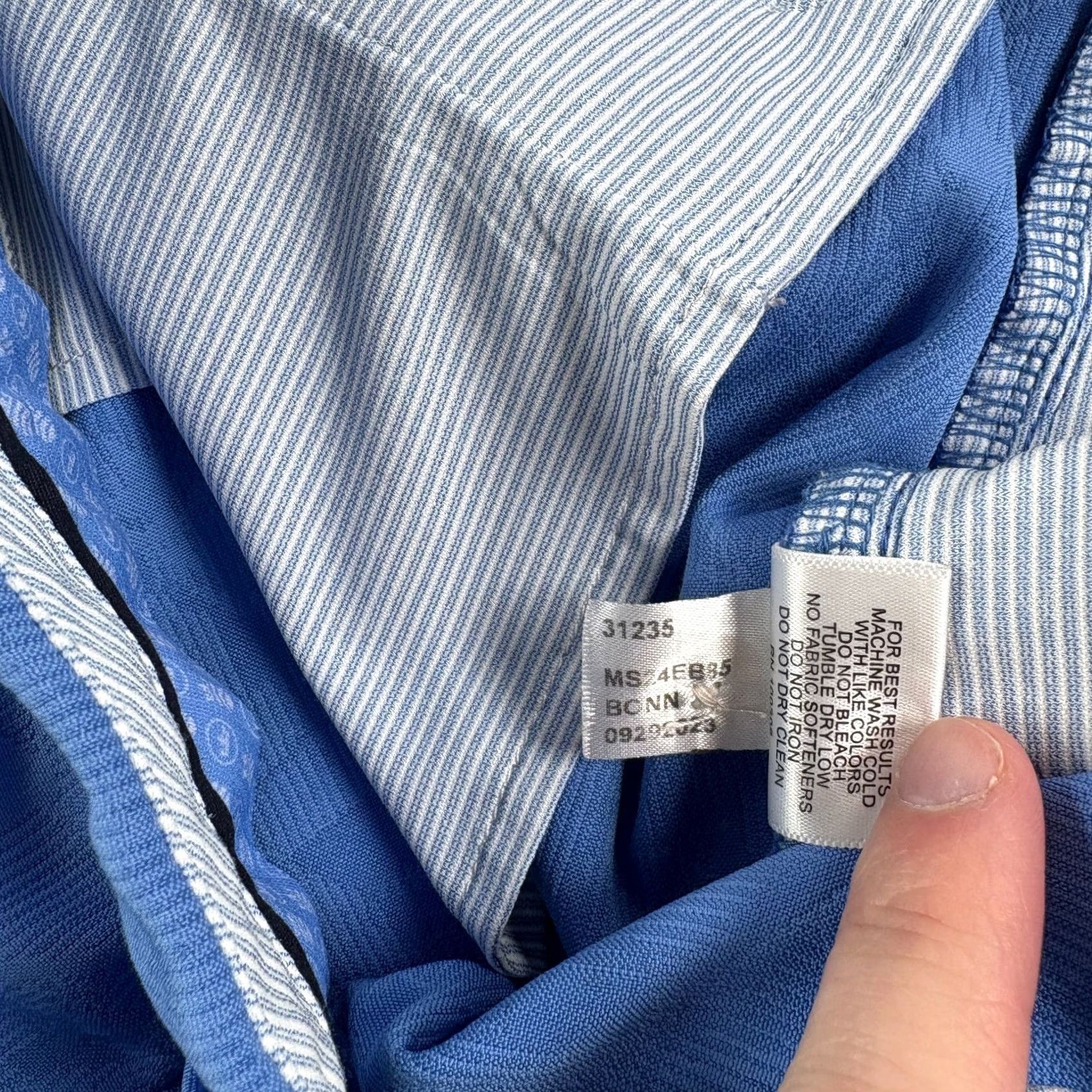 Peter Millar Peter Millar Shorts Mens Size 40 Blue Chino Salem Performance Golf Stretch Shirt? Size US 40 / EU 56 - 4 Thumbnail