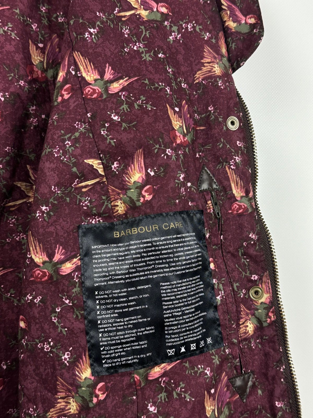 Barbour Retail Vintage Durham Brown Waxed Coat Jacket