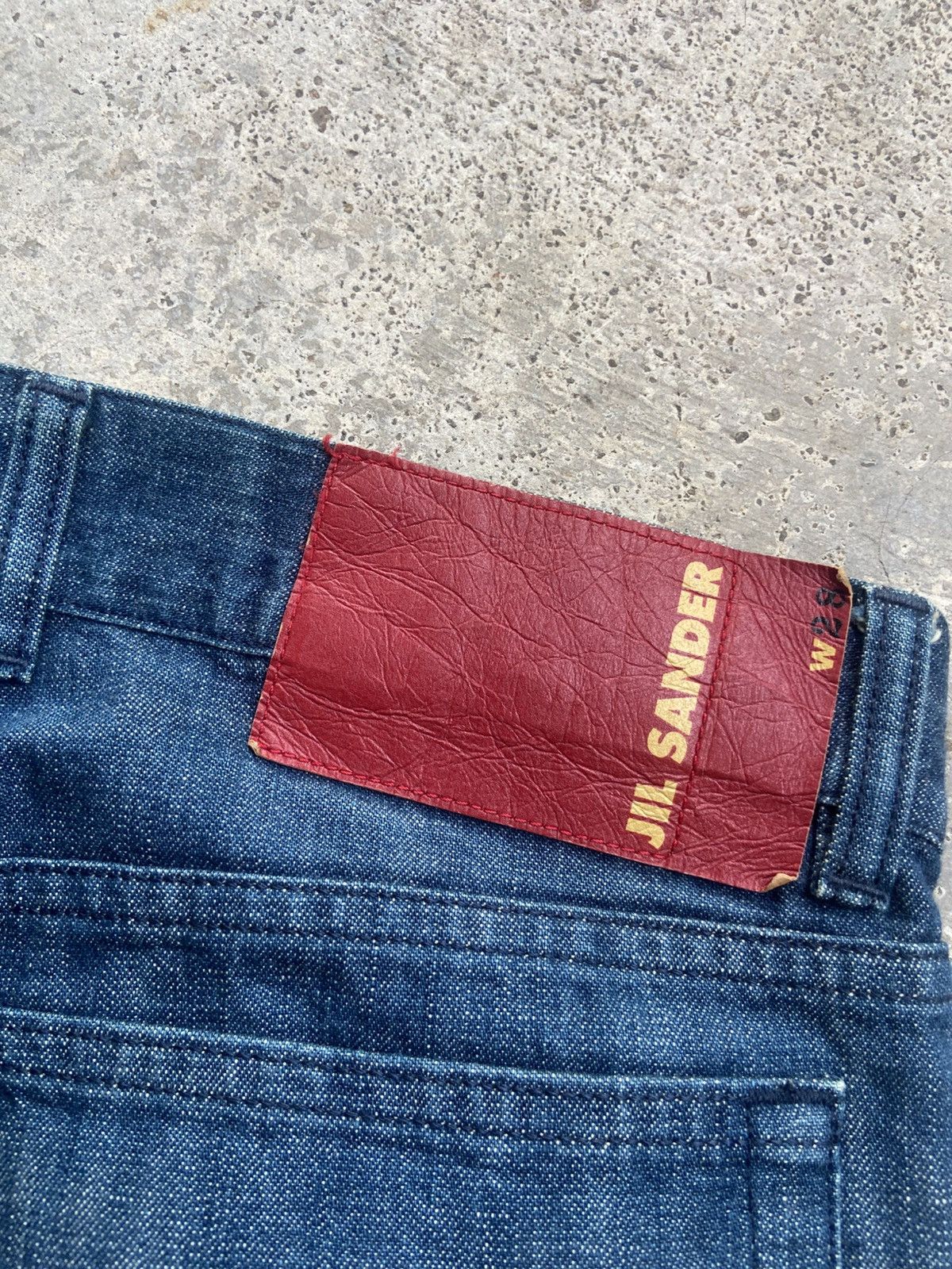 Jil Sander Vintage Jil Sander ‘Raf Simons Era’ Patches Raw Denim Size US 30 / EU 46 - 6 Thumbnail