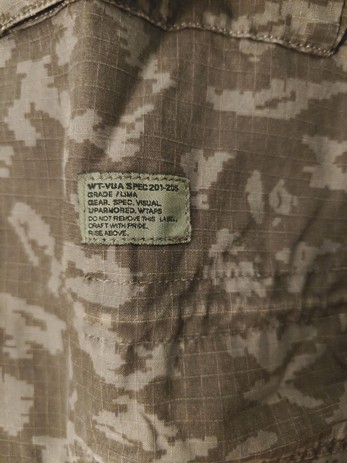 Bape × Wtaps Wtaps Bape digi camo military jacket Size US L / EU 52-54 / 3 - 4 Thumbnail
