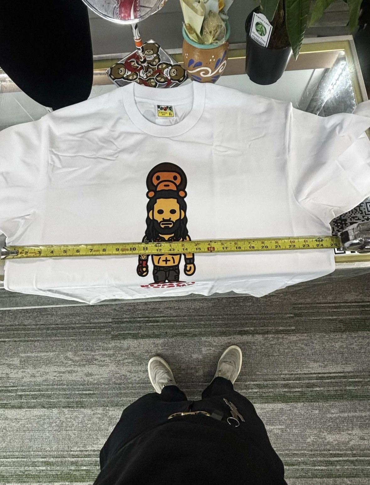 Bape BAPE X FANATICS X WWE TOMAN REIGNS BABY MILO TEE FIT SIZE XL Size US XL / EU 56 / 4 - 9 Thumbnail