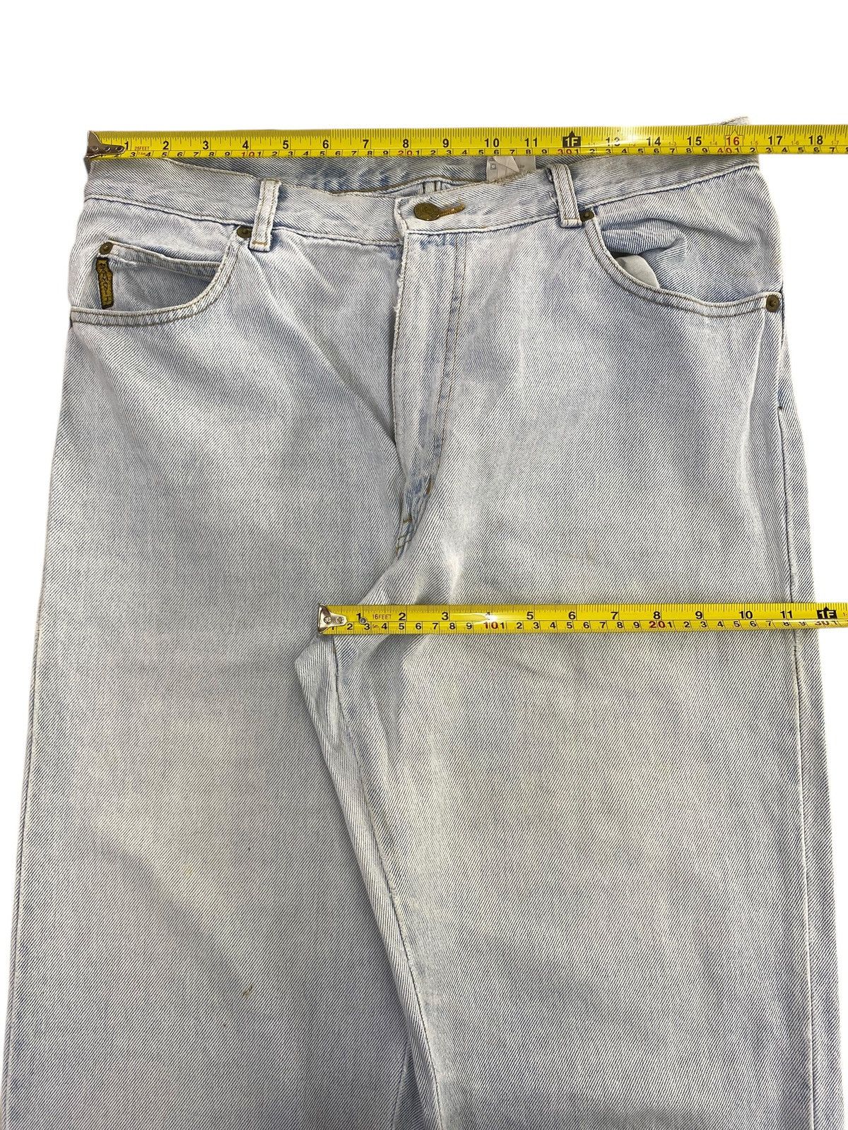 Armani Armani Light Blue Wash Style Loose Jeans Size US 33 - 5 Thumbnail