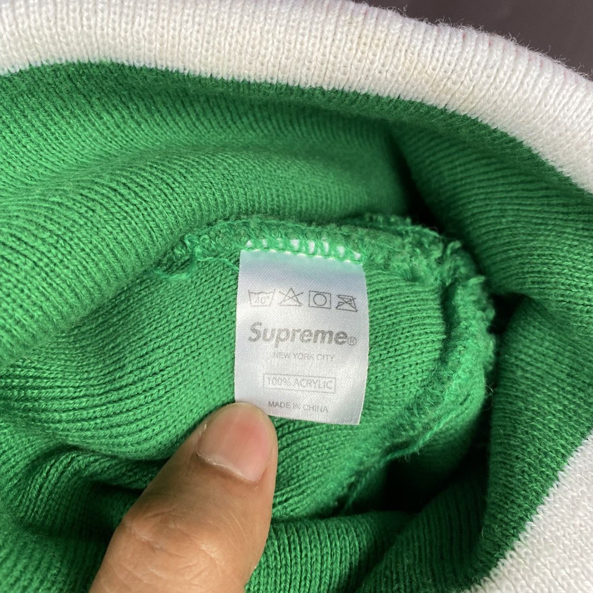 Supreme Supreme alpine pompom green beanie hat Size ONE SIZE - 5 Thumbnail