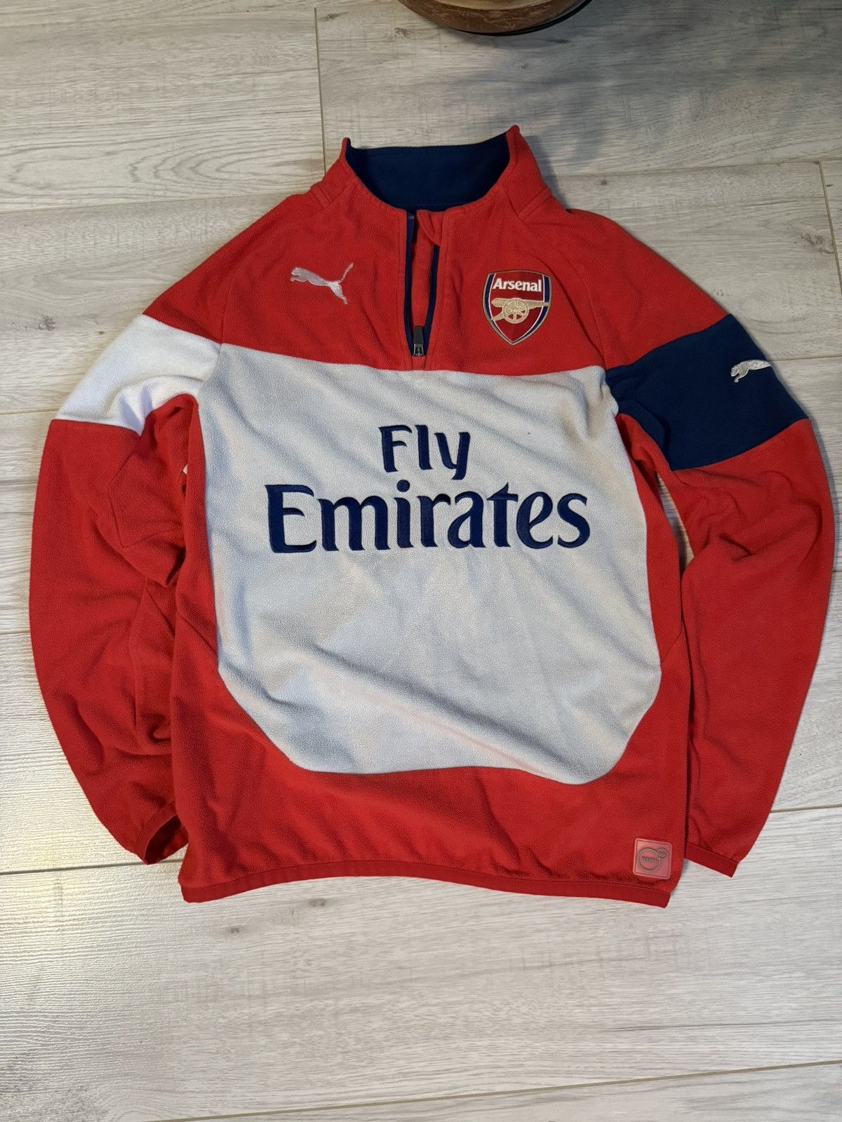 Puma × Vintage Vintage Arsenal Soccer Jerseys shirt fleece jacket Size US XS / EU 42 / 0 - 1 Thumbnail