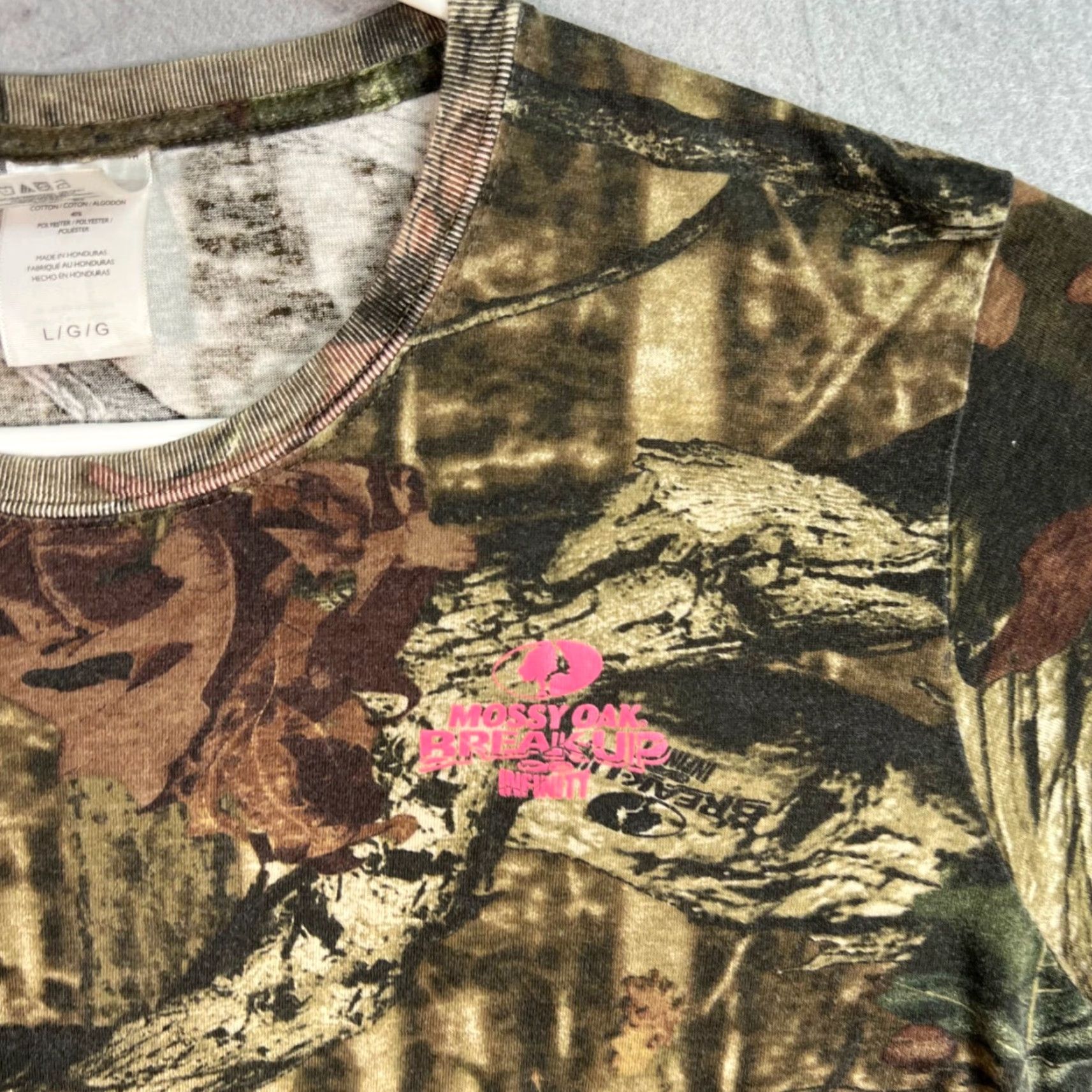 Vintage Mossy Oak Break-Up Infinity Womens Camouflage T-Shirt Large Camo Size L / US 10 / IT 46 - 5 Thumbnail