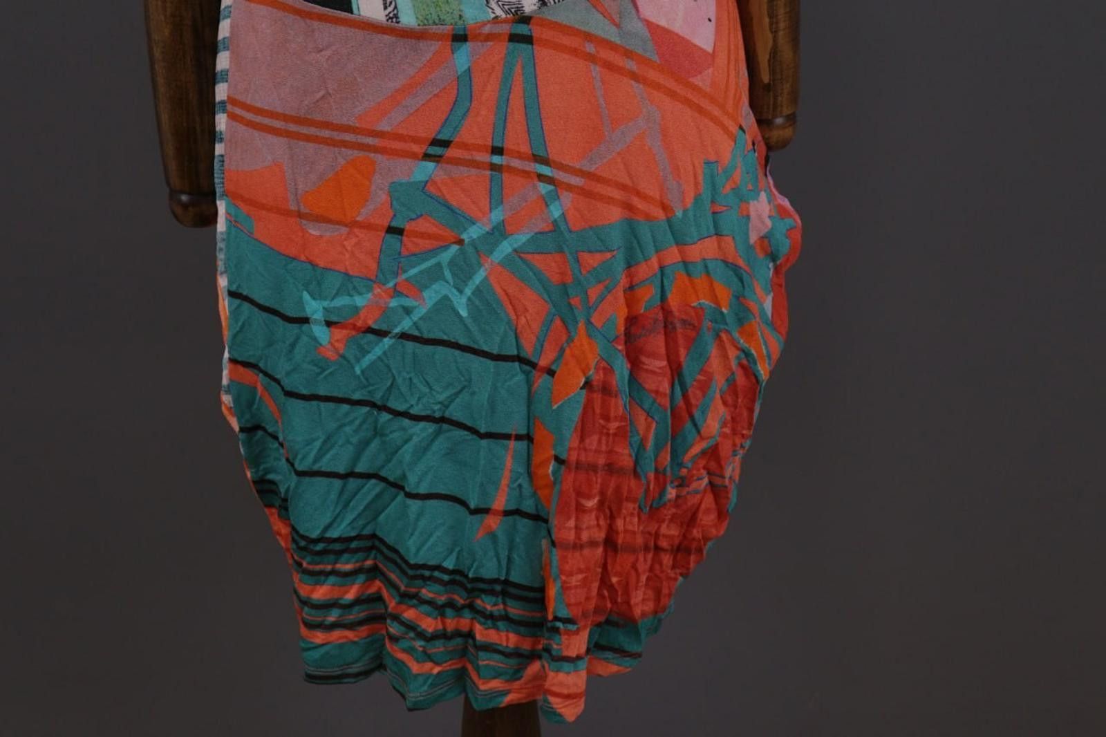 Designer Save The Queen Multicolor Aztec Bodycon Midi Dress Size M Size M / US 6-8 / IT 42-44 - 4 Thumbnail