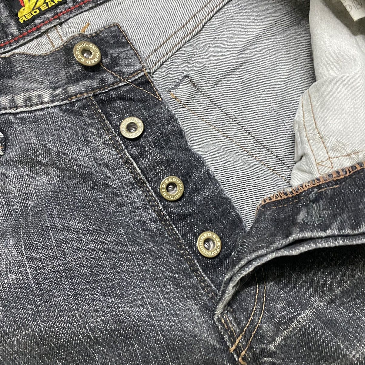 Japanese Brand Paul Smith Red Ear Denim Patchwork British Flag Jeans Size US 29 - 15 Thumbnail