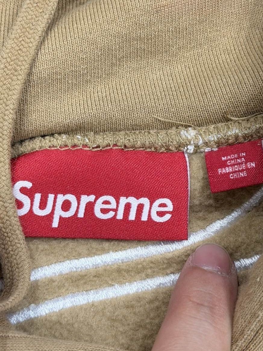 Supreme Supreme FW25 Satin Appliqué Hooded Sweatshirt Size US XL / EU 56 / 4 - 3 Thumbnail