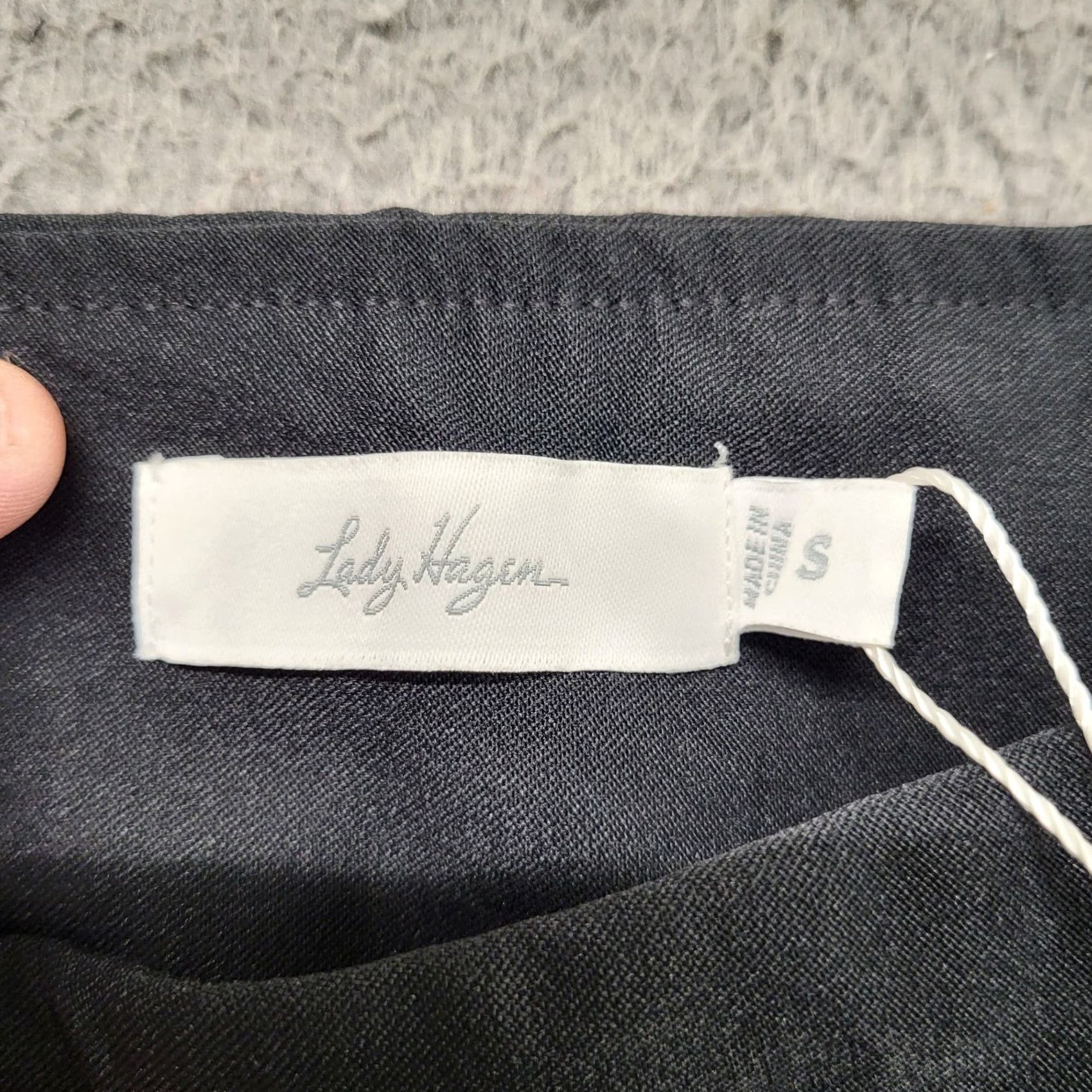 Vintage Lady Hagen Shorts Women's Size Small Classic Black Tummy Control Pull On Golf Size 28" / US 6 / IT 42 - 4 Thumbnail