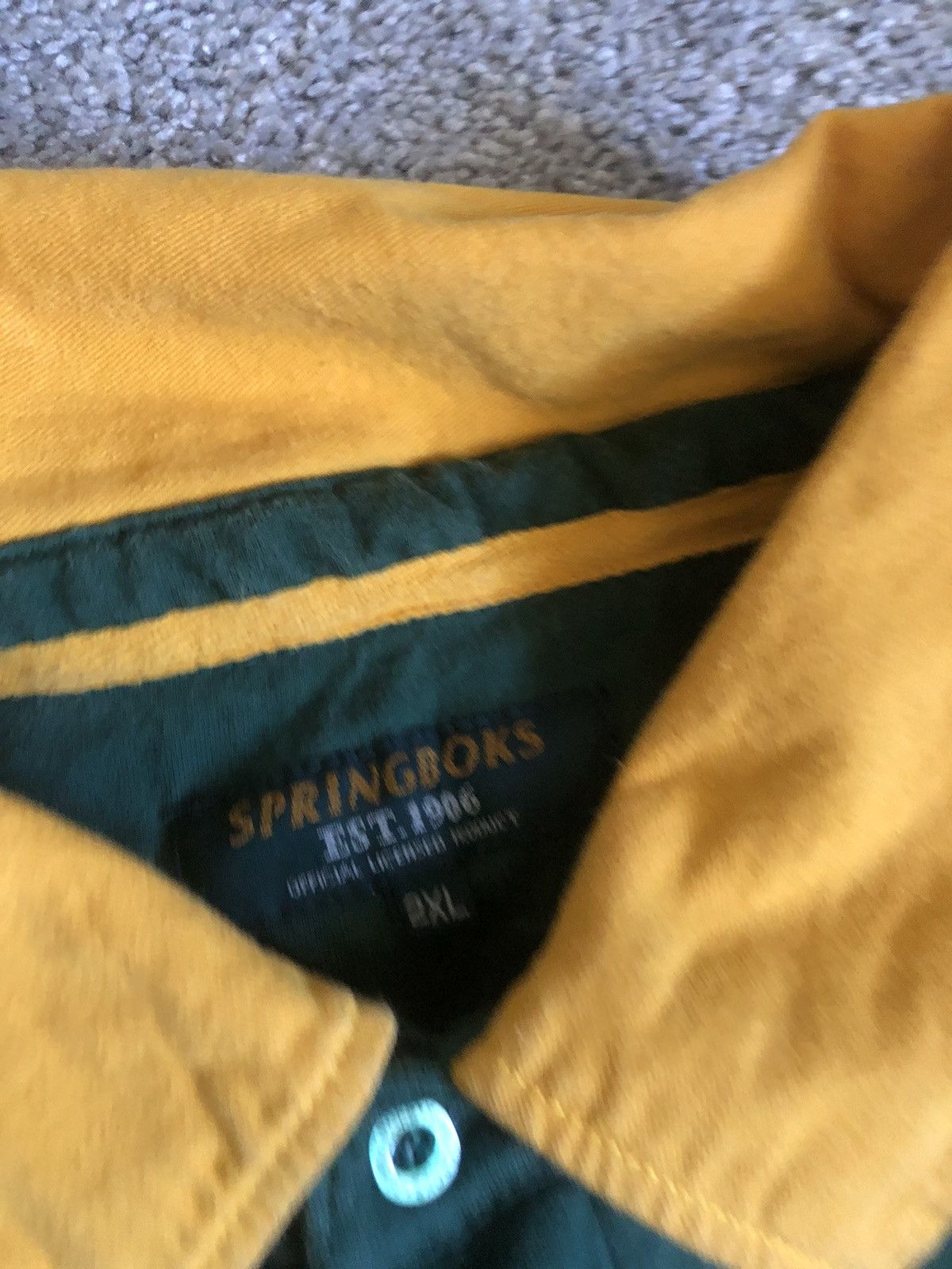 Rugby Ralph Lauren × Vintage SOUTH AFRICA SPRINGBOKS RUGBY SHIRT Size US XXL / EU 58 / 5 - 4 Thumbnail