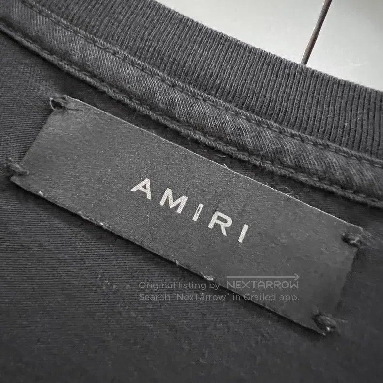 Amiri Amiri Size XL Black printed short sleeves Size US XL / EU 56 / 4 - 3 Thumbnail