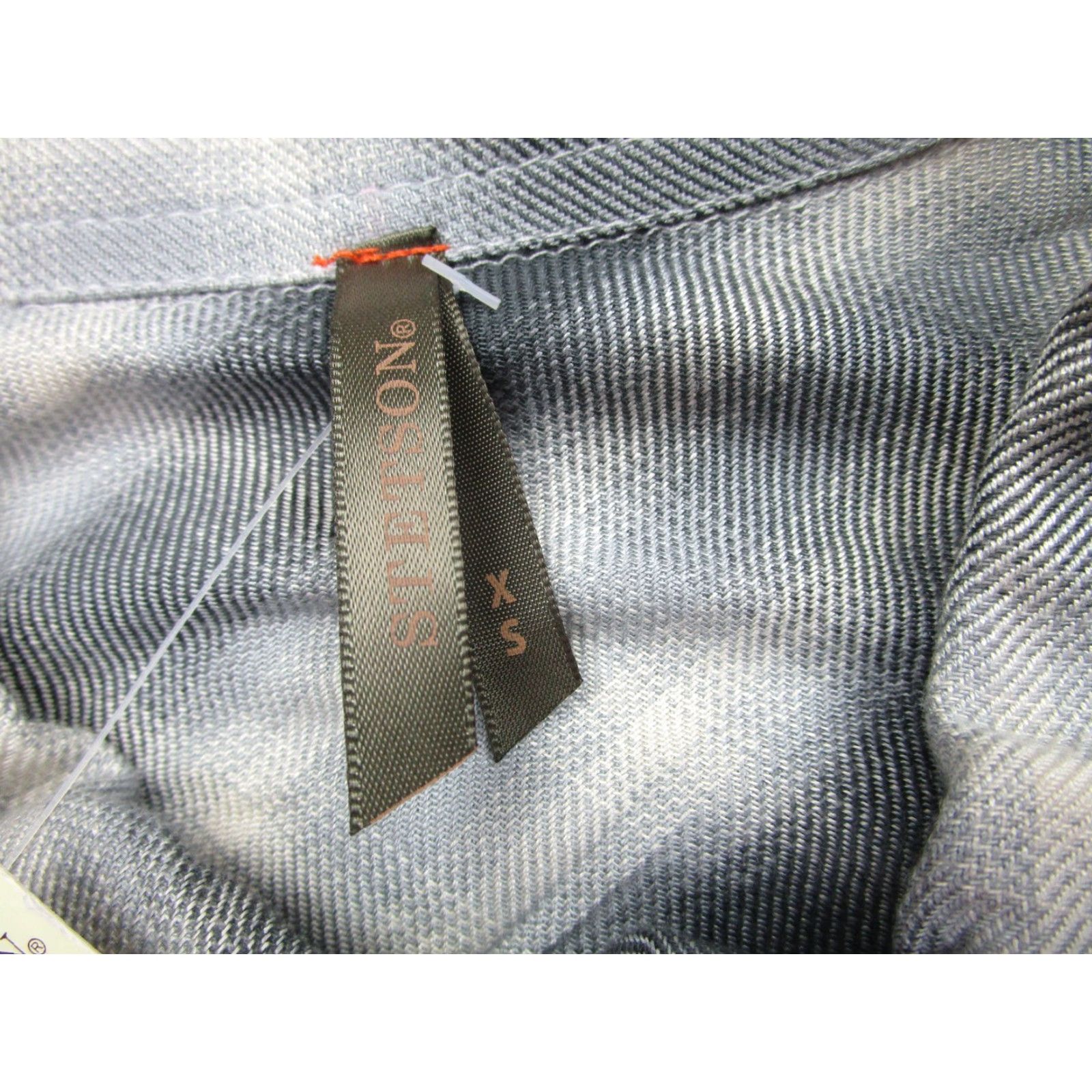 Stetson Stetson Shirt XS Gray Plaid Pearl Snap Western Button-Up 11-50-597-7033GY Womens Size XS / US 0-2 / IT 36-38 - 6 Thumbnail