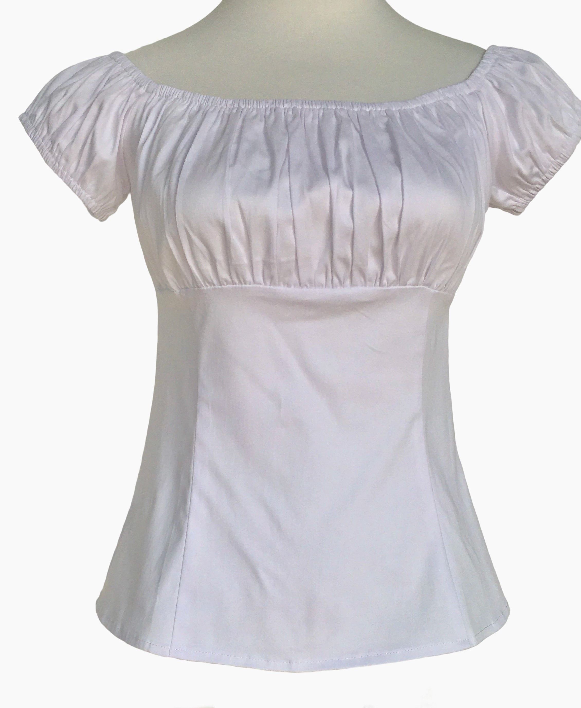 Other Women tops off shoulder slim fit white blouse Size M / US 6-8 / IT 42-44 - 1 Thumbnail