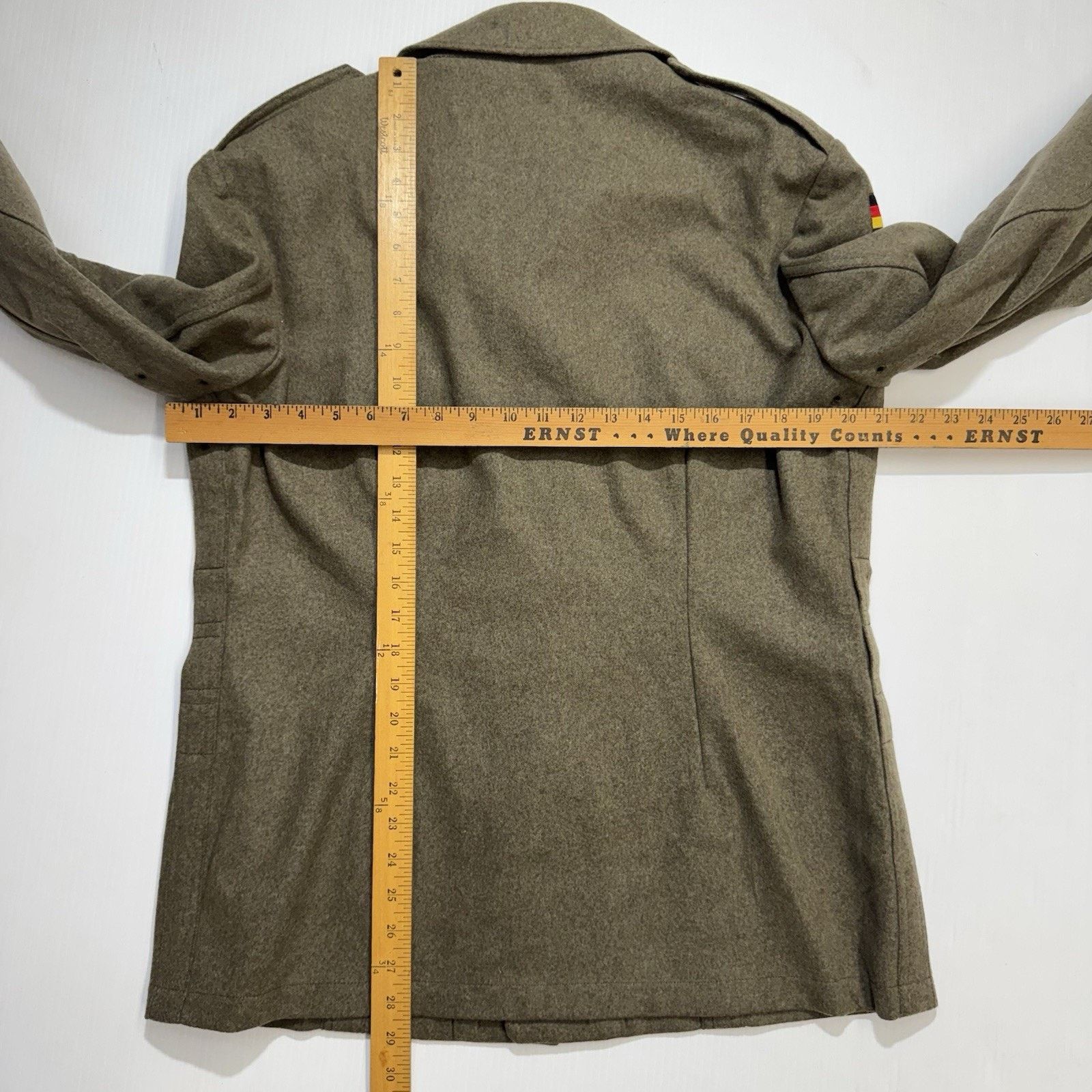 Other Vintage Authentic Wool Military Jacket MILITARY GEAR German Size US L / EU 52-54 / 3 - 8 Thumbnail
