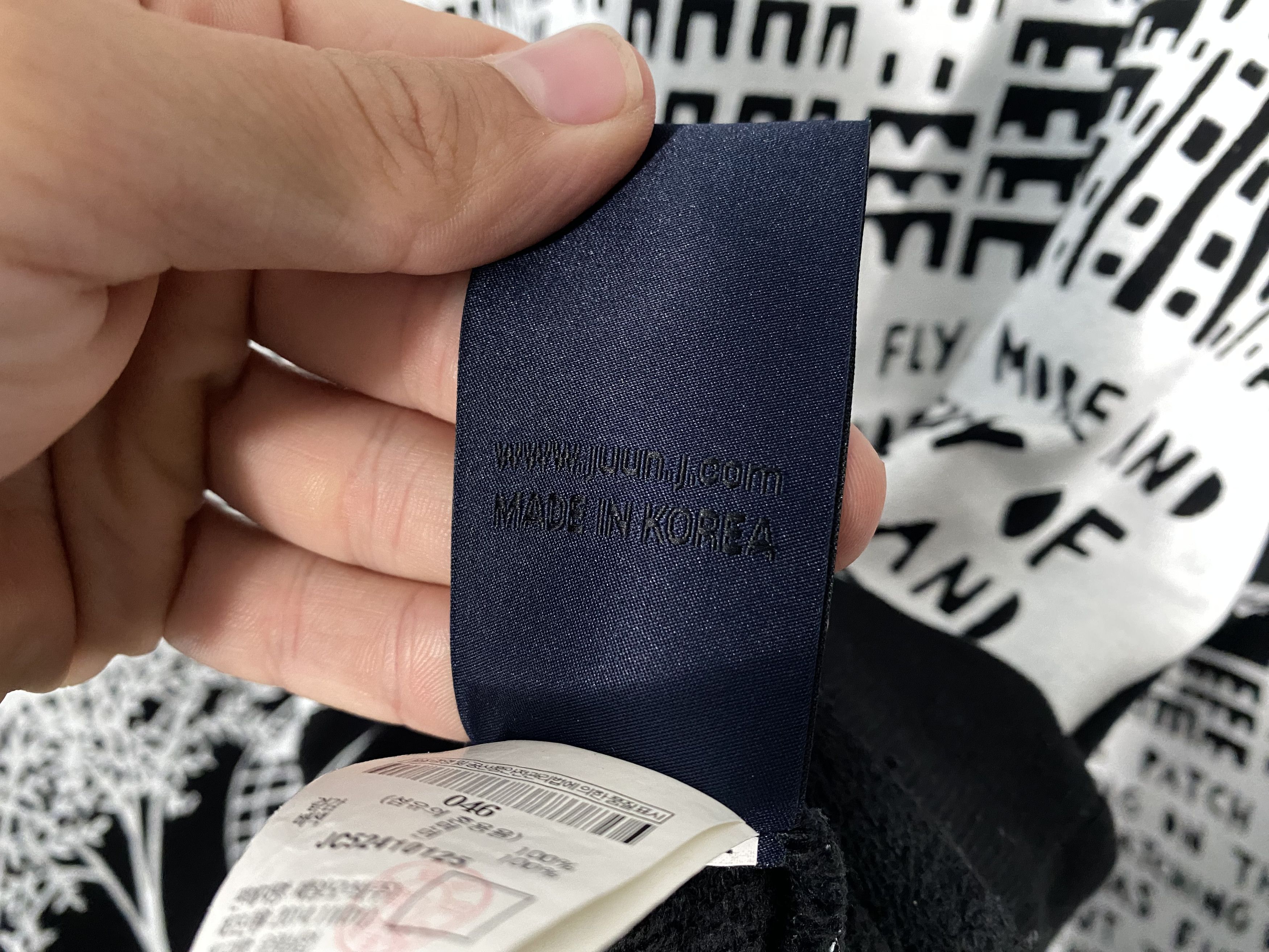 Juun.J Rob Ryan by Juun.J Oversized Poem Crewneck Black Size US S / EU 44-46 / 1 - 9 Thumbnail