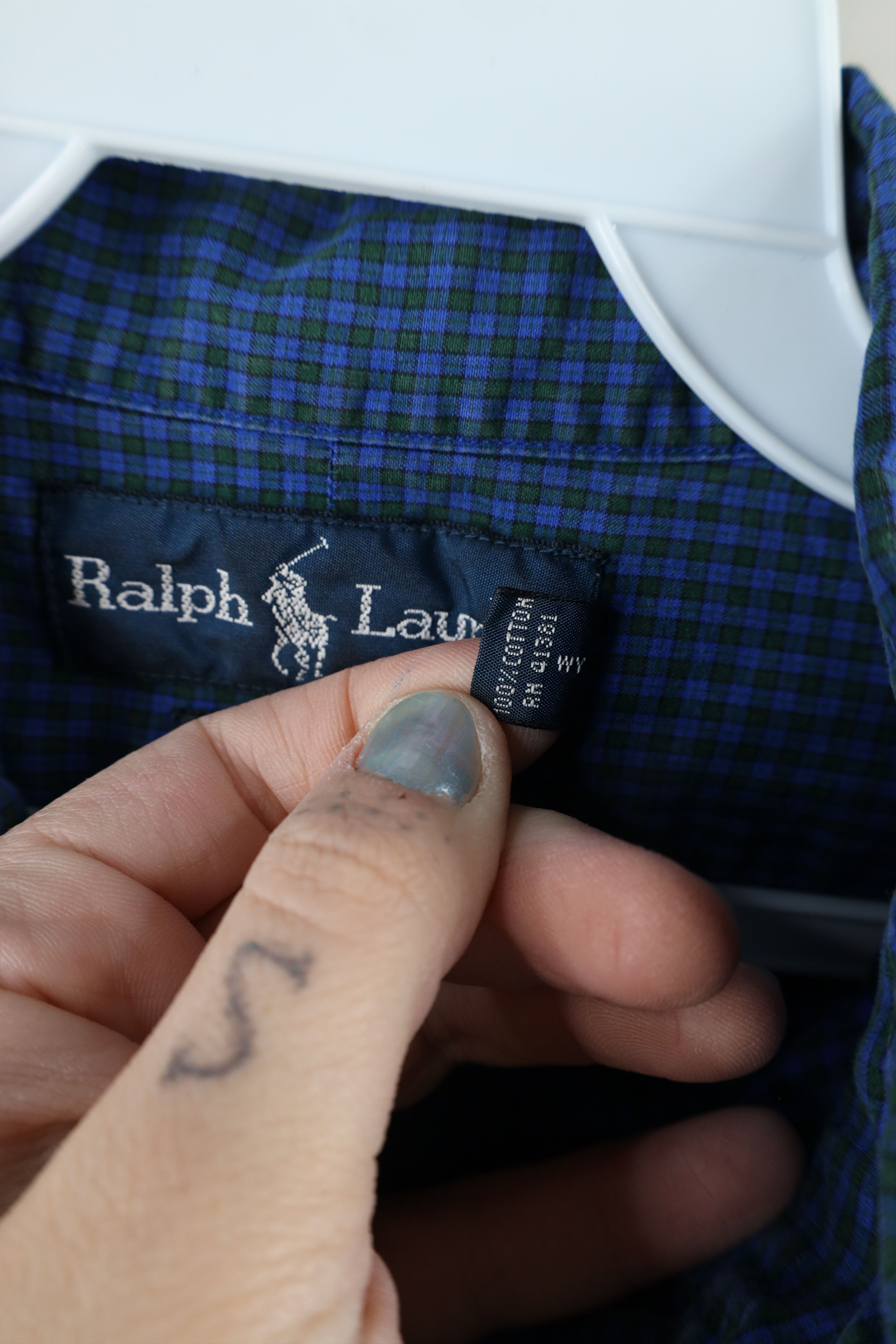 Ralph Lauren × Vintage Vintage 90s Ralph Lauren Faded Collared Button Down Shirt Size US M / EU 48-50 / 2 - 7 Thumbnail