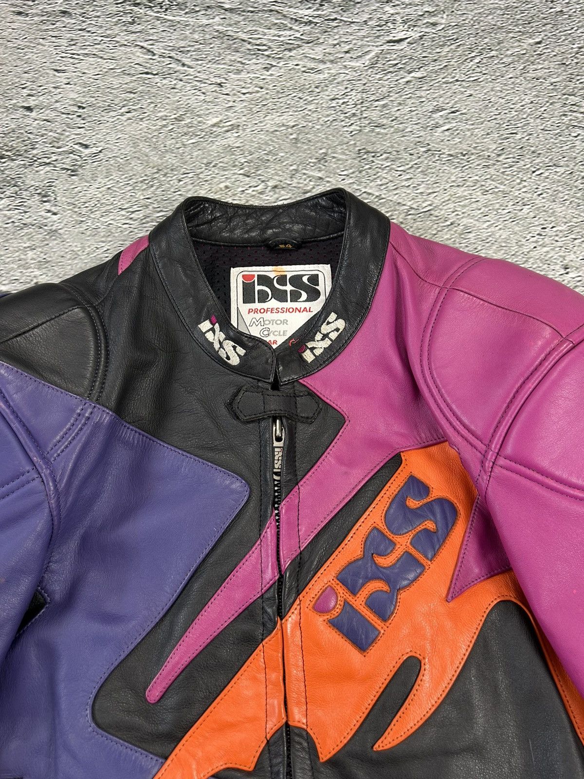 Vintage IXS Racing Leather Jacket vintage Y2K motorcycle Size US S / EU 44-46 / 1 - 2 Thumbnail