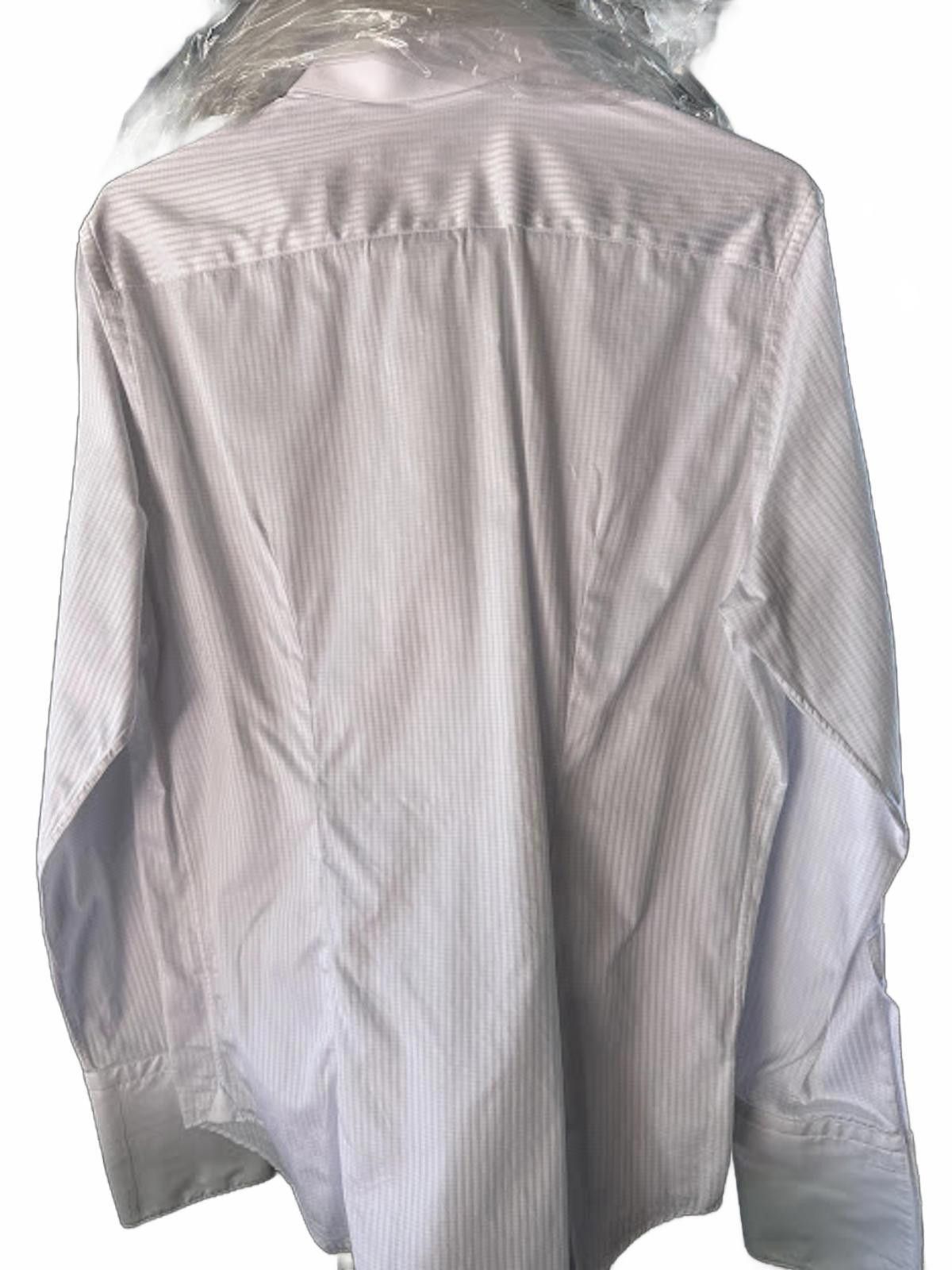Brandini Brandolini White Dress Shirt French Cuffs Size 38R - 2 Thumbnail