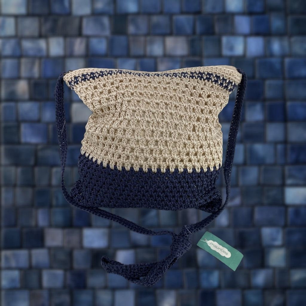 Vintage Maurice’s Knit Cross Body Shoulder Bag Purse NEW Size ONE SIZE - 1 Thumbnail
