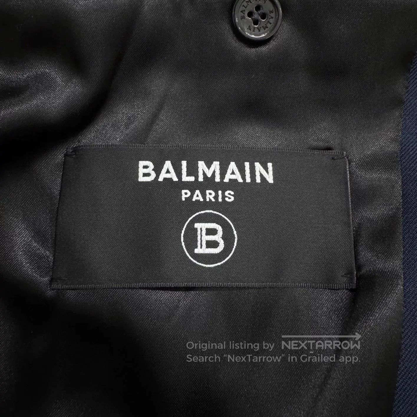 Balmain balmain embroidered crown wool blazer. Size US L / EU 52-54 / 3 - 4 Thumbnail