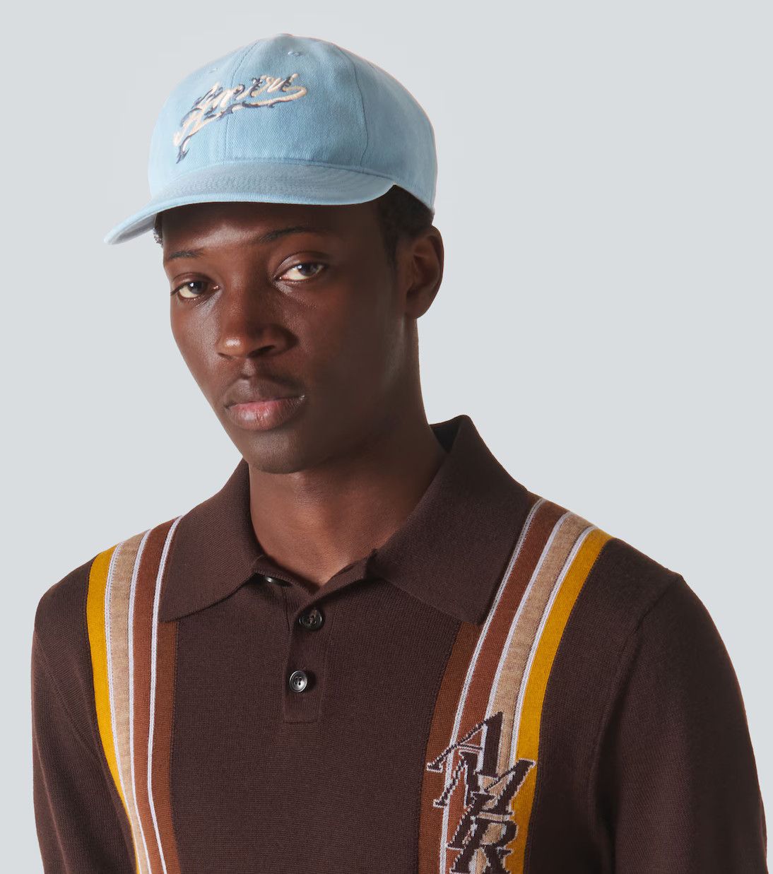 Amiri o1s1wg110525 Size: OS / Baroque Logo Baseball Cap / Hat Size ONE SIZE - 3 Thumbnail