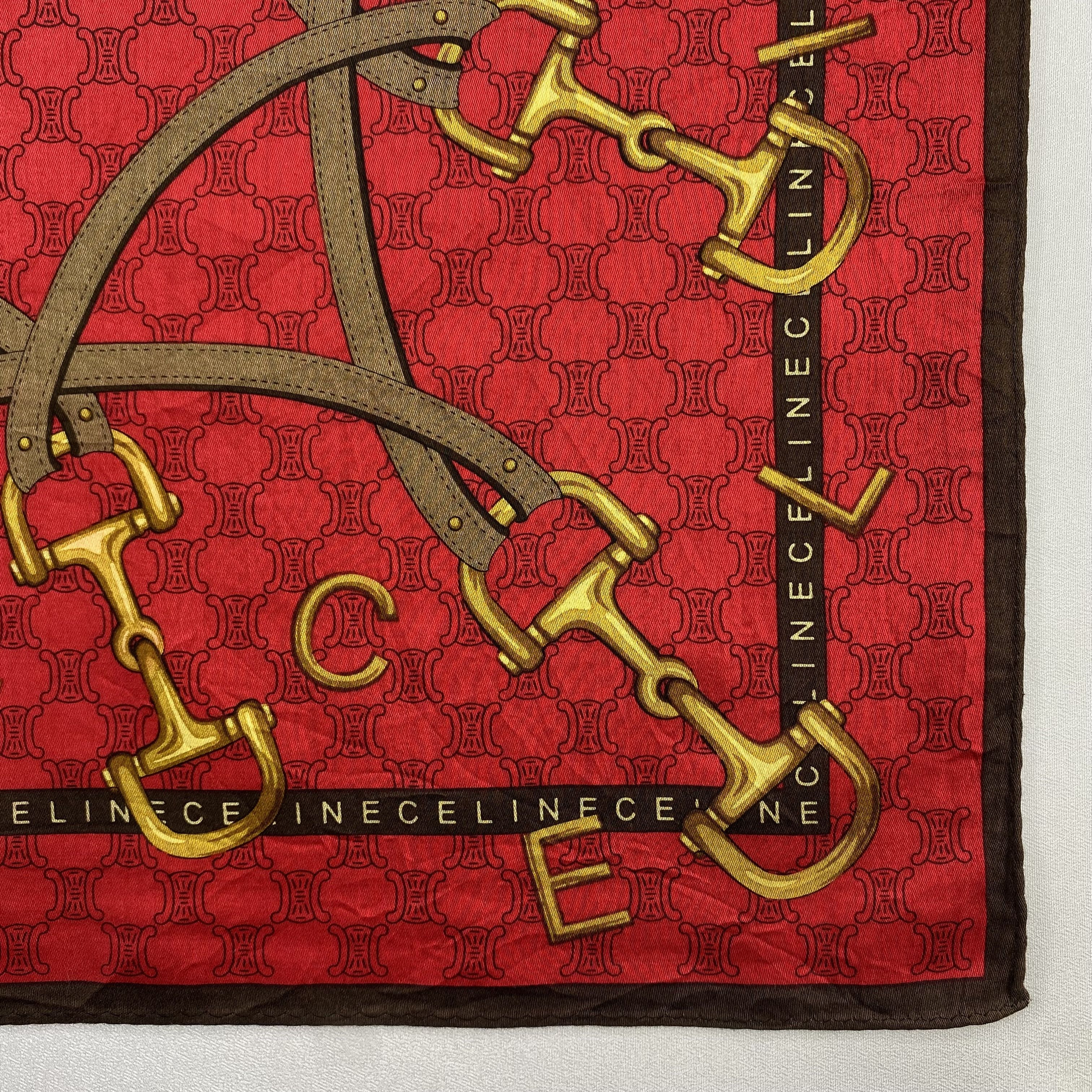 Celine × Vintage Celine Handkerchief / Neckerchief / Bandana-P1272 Size ONE SIZE - 3 Thumbnail