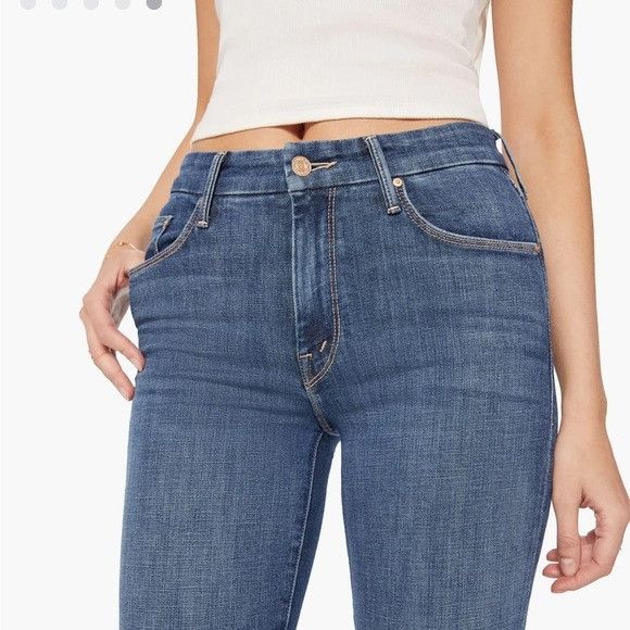 MOTHER Mother Looker Ankle Fray Jeans Size 24" / US 00 / IT 34 - 11 Thumbnail