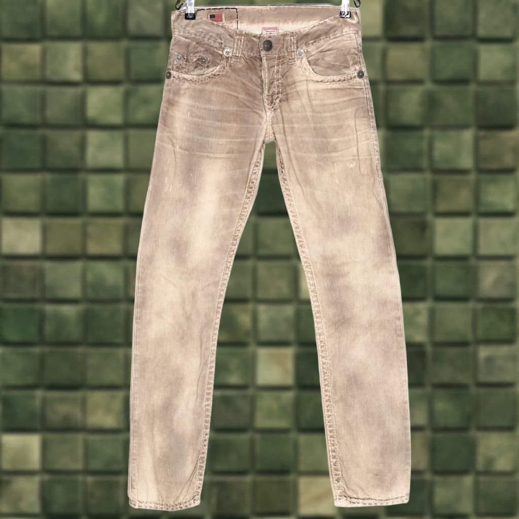 True Religion TRUE RELIGION GENO SUPER T Slim Fit Jeans Men Size W29 L33 DZ6280 Jeans Size US 29 - 1 Thumbnail