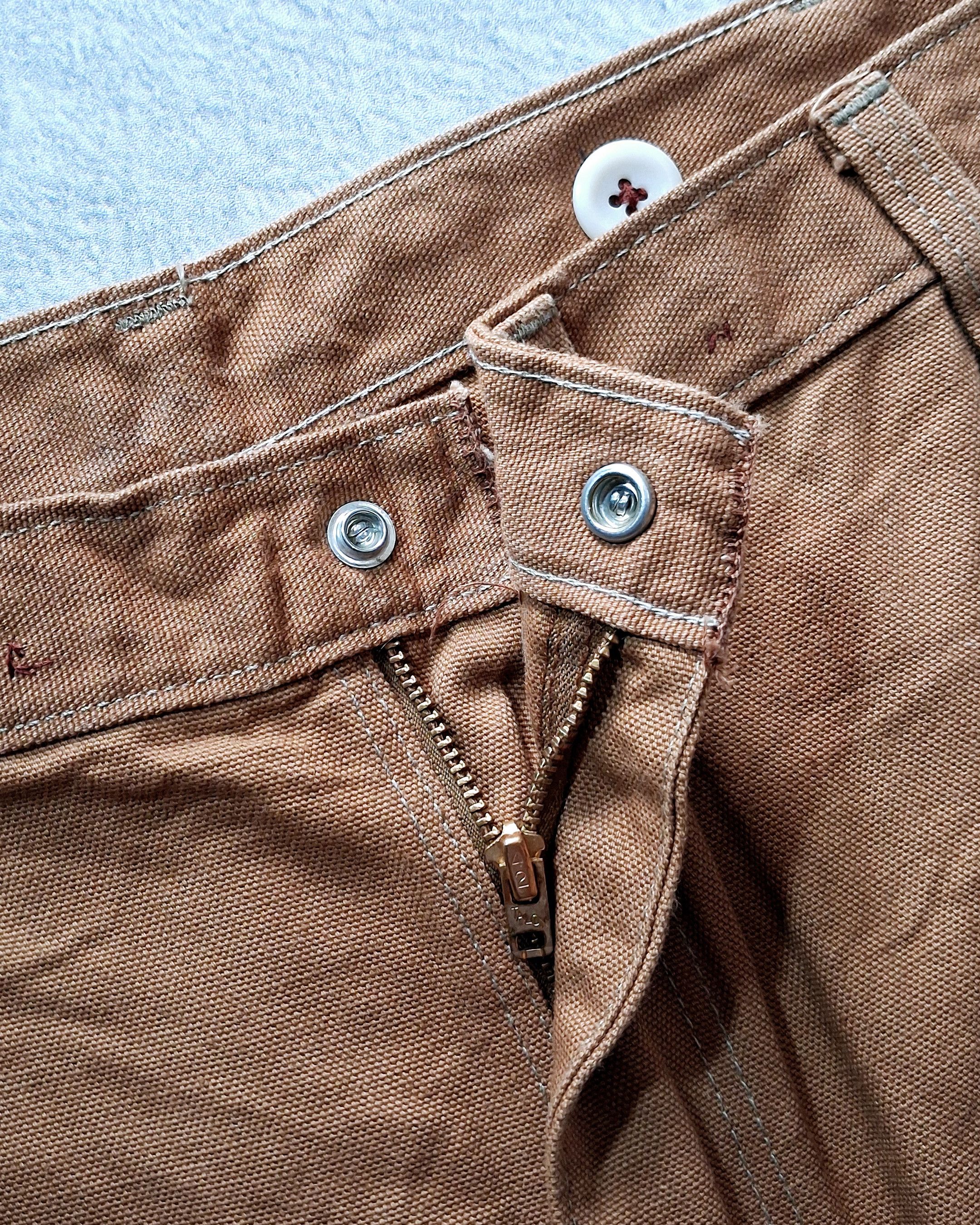 Carhartt CARHARTT TALON ZIP DOUBLE KNEE PANTS UNION MADE IN USA Size US 41 - 7 Thumbnail