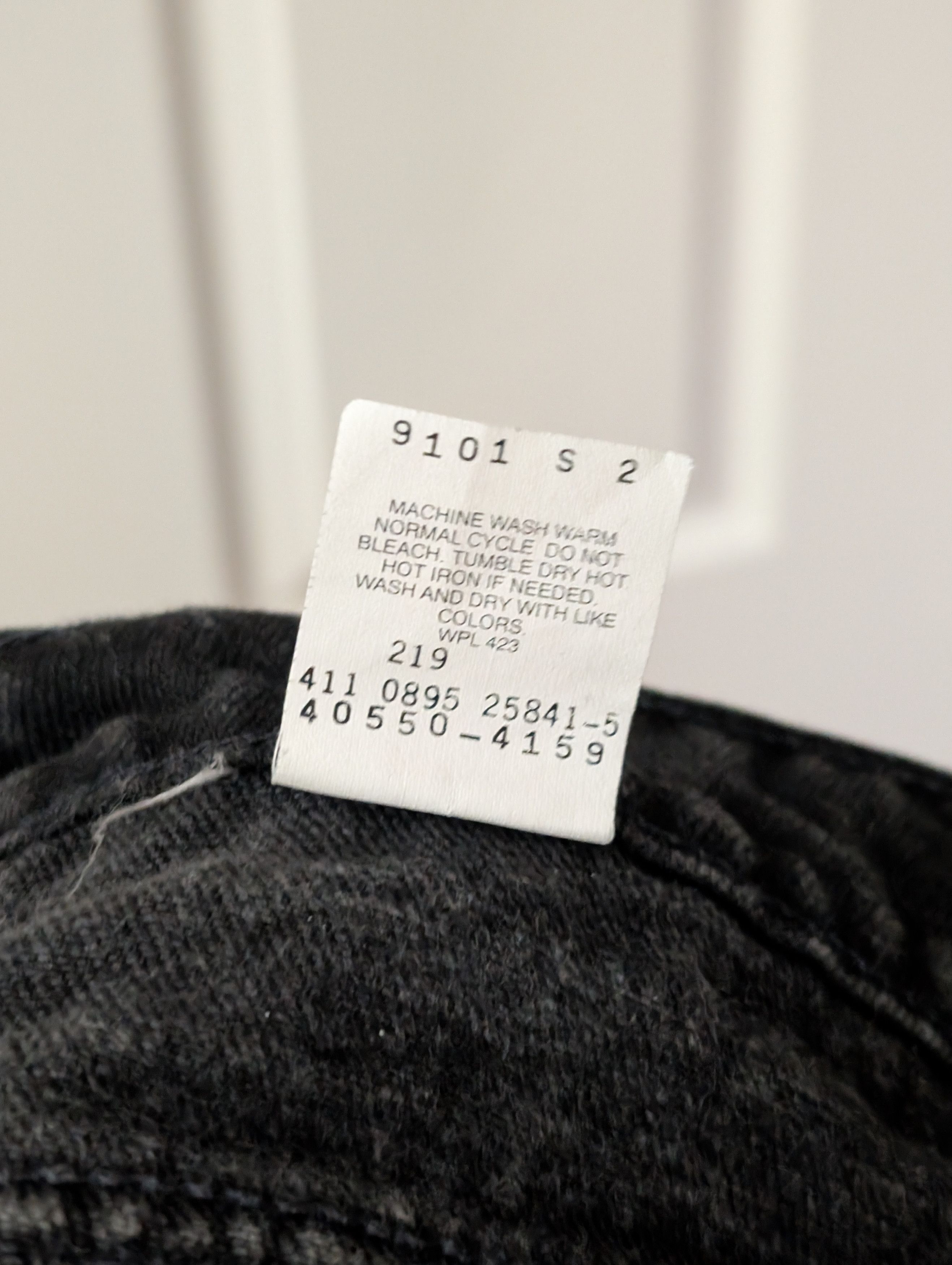 Levi's Vintage Clothing VINTAGE '95 Orange Tab Levi's 550 - Black (34W 30L) Size US 34 / EU 50 - 9 Thumbnail