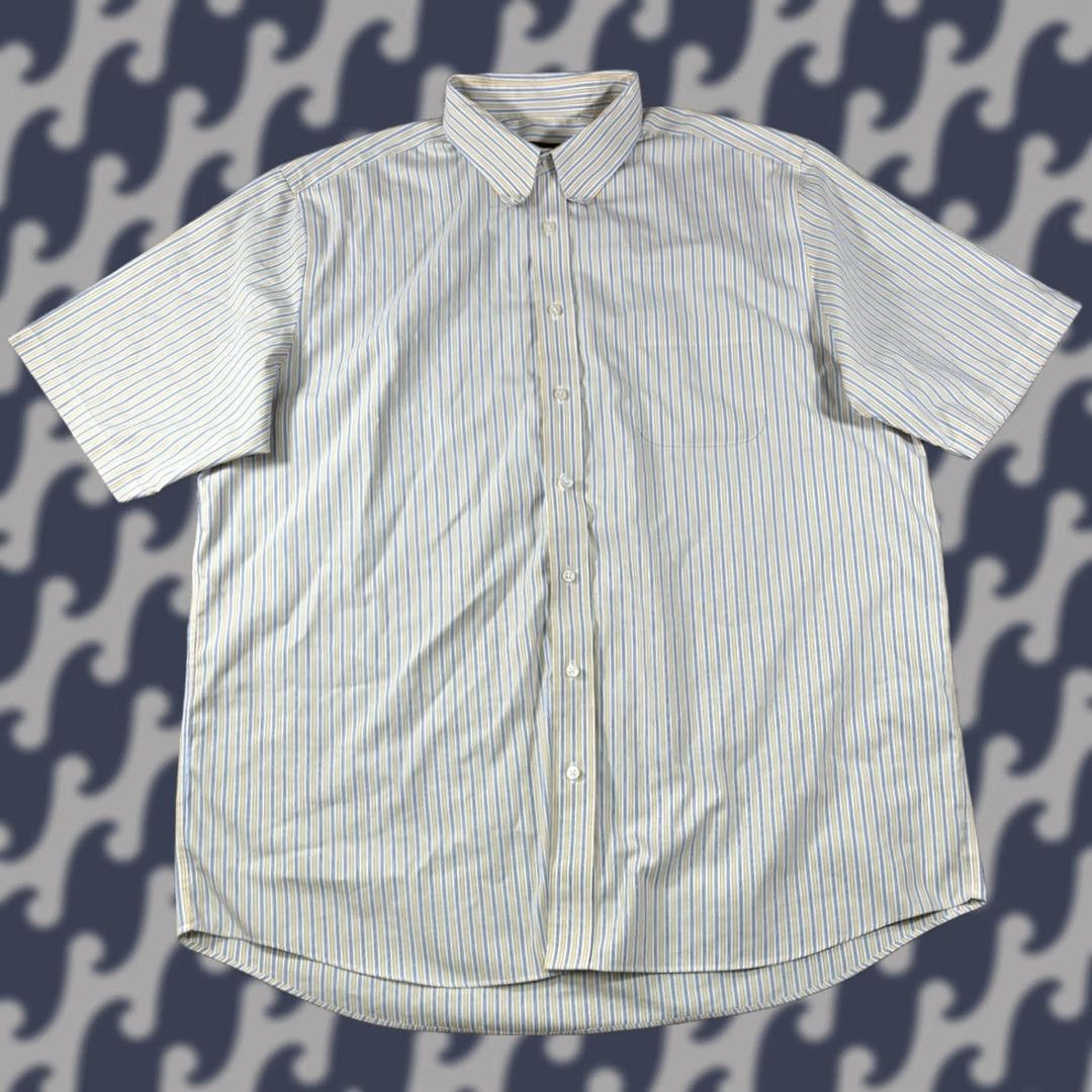 Eddie Bauer Eddie Bauer Men's Relaxed Fit Striped Button Down Shirt XL Tall Button-Up Wrinkle Resistant Size US XL / EU 56 / 4 - 1 Thumbnail