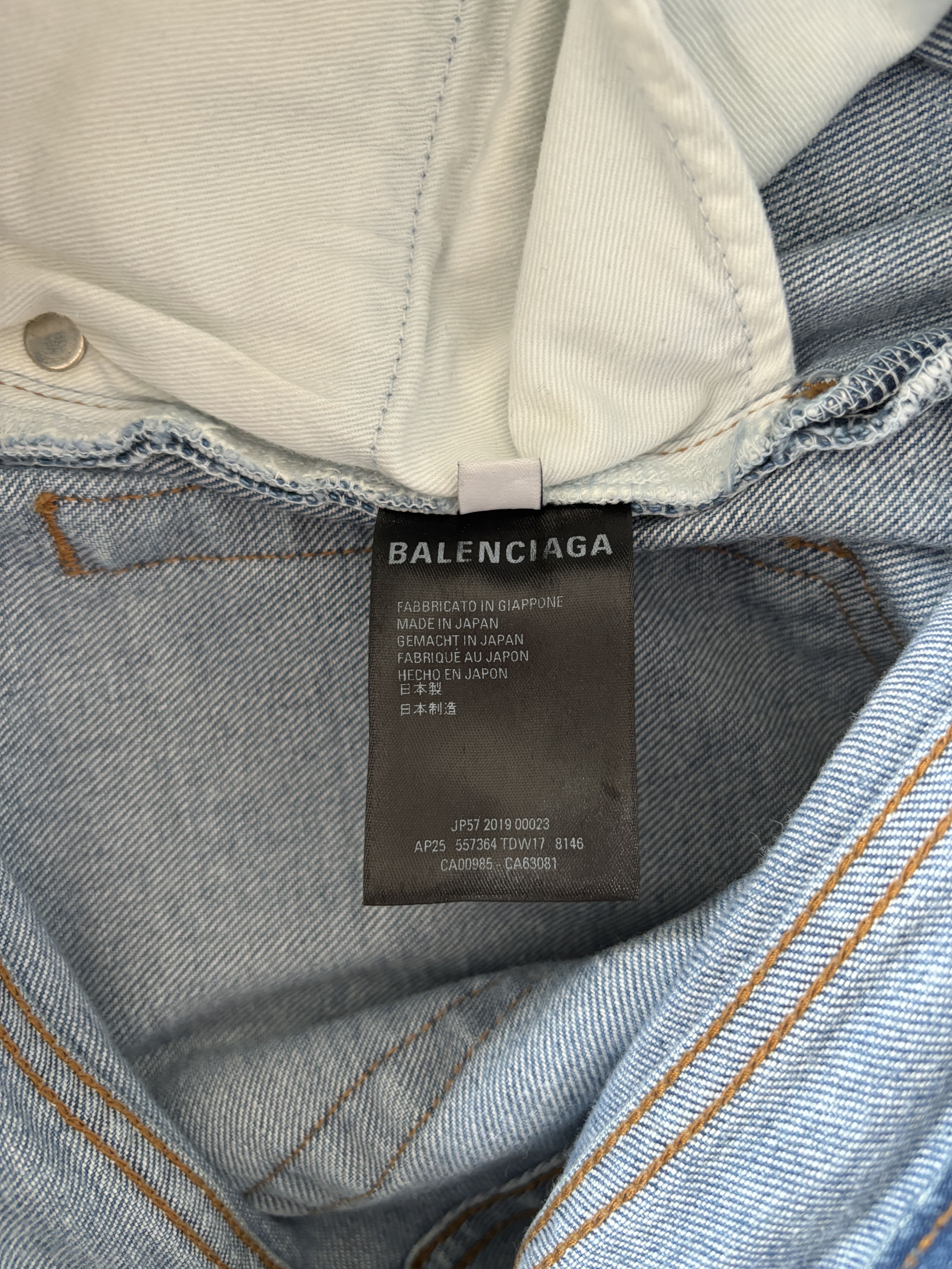 Balenciaga ⚡️QUICK SALE⚡️2019 Balenciaga Demna Blue Denim Jeans Pants Size 26" / US 2 / IT 38 - 7 Thumbnail